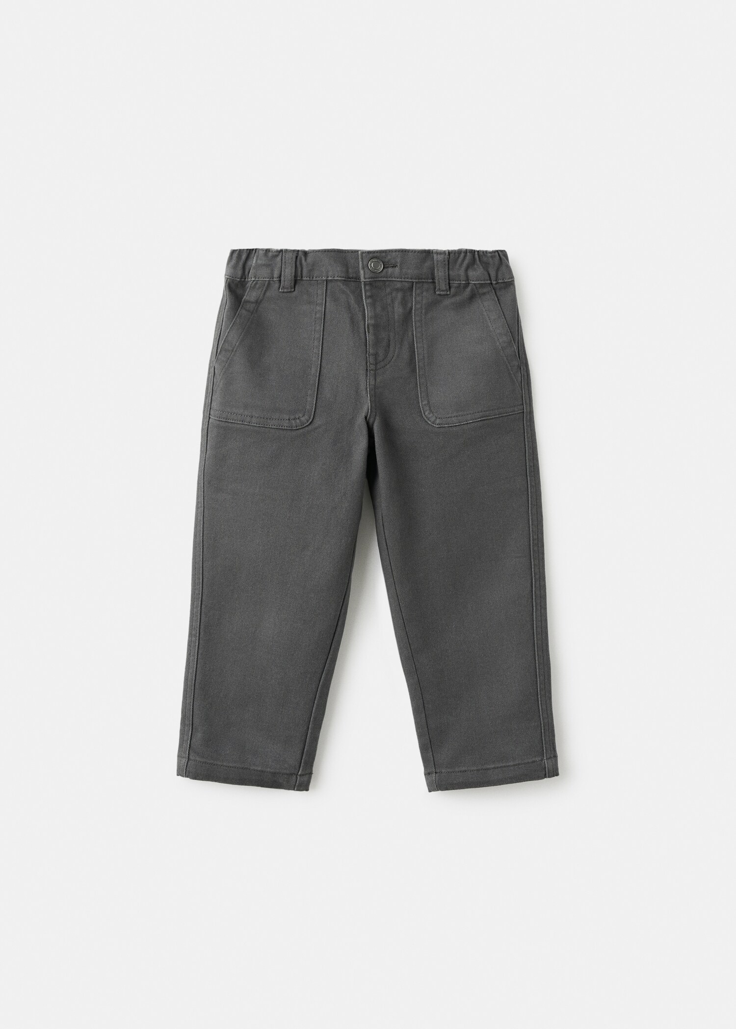 Straight cotton jeans - Article without model