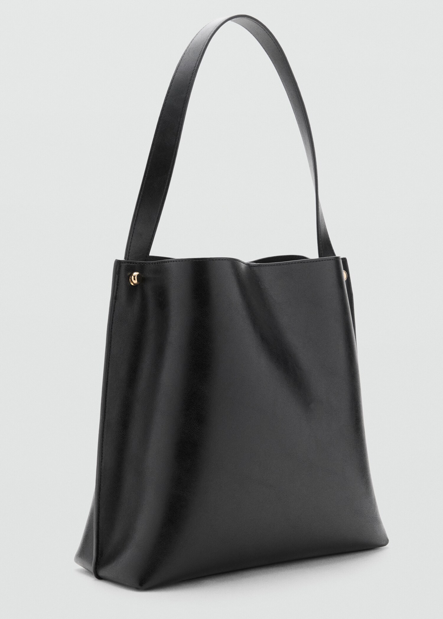 Bucket bag with metal details - Medium plane