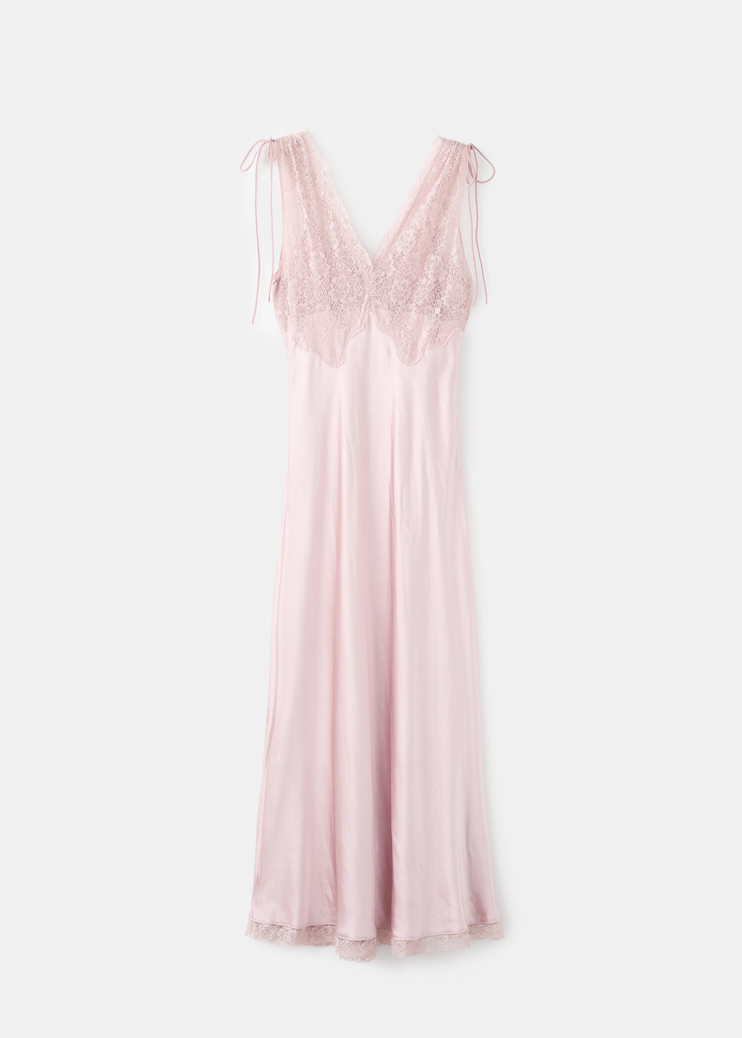 Robe style lingerie satinée - Article sans modèle