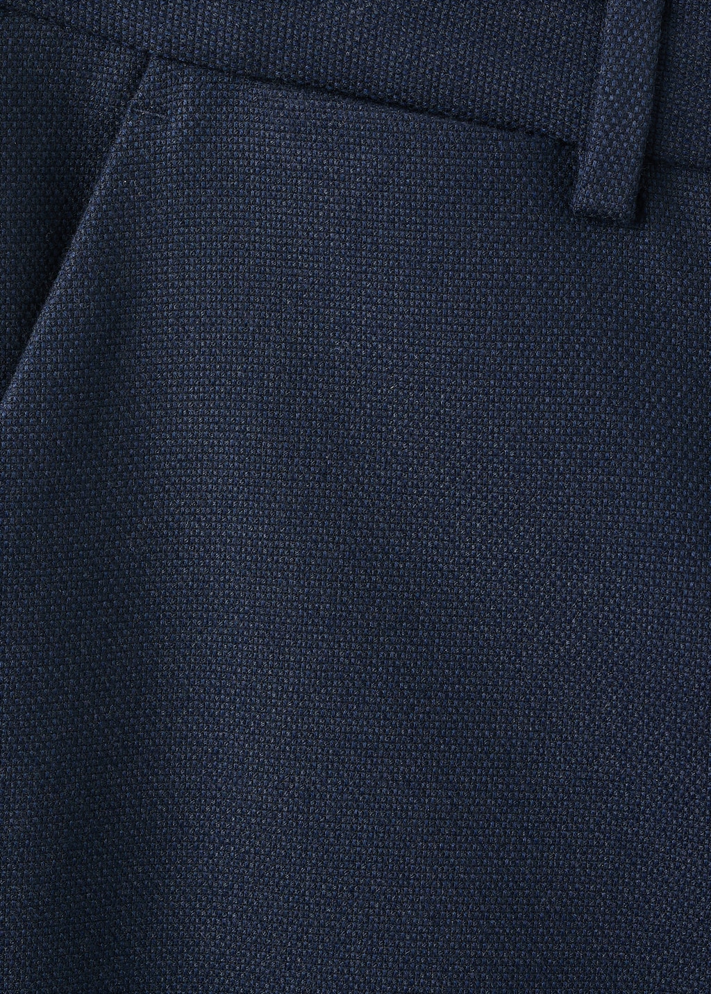 Straight-fit suit pants