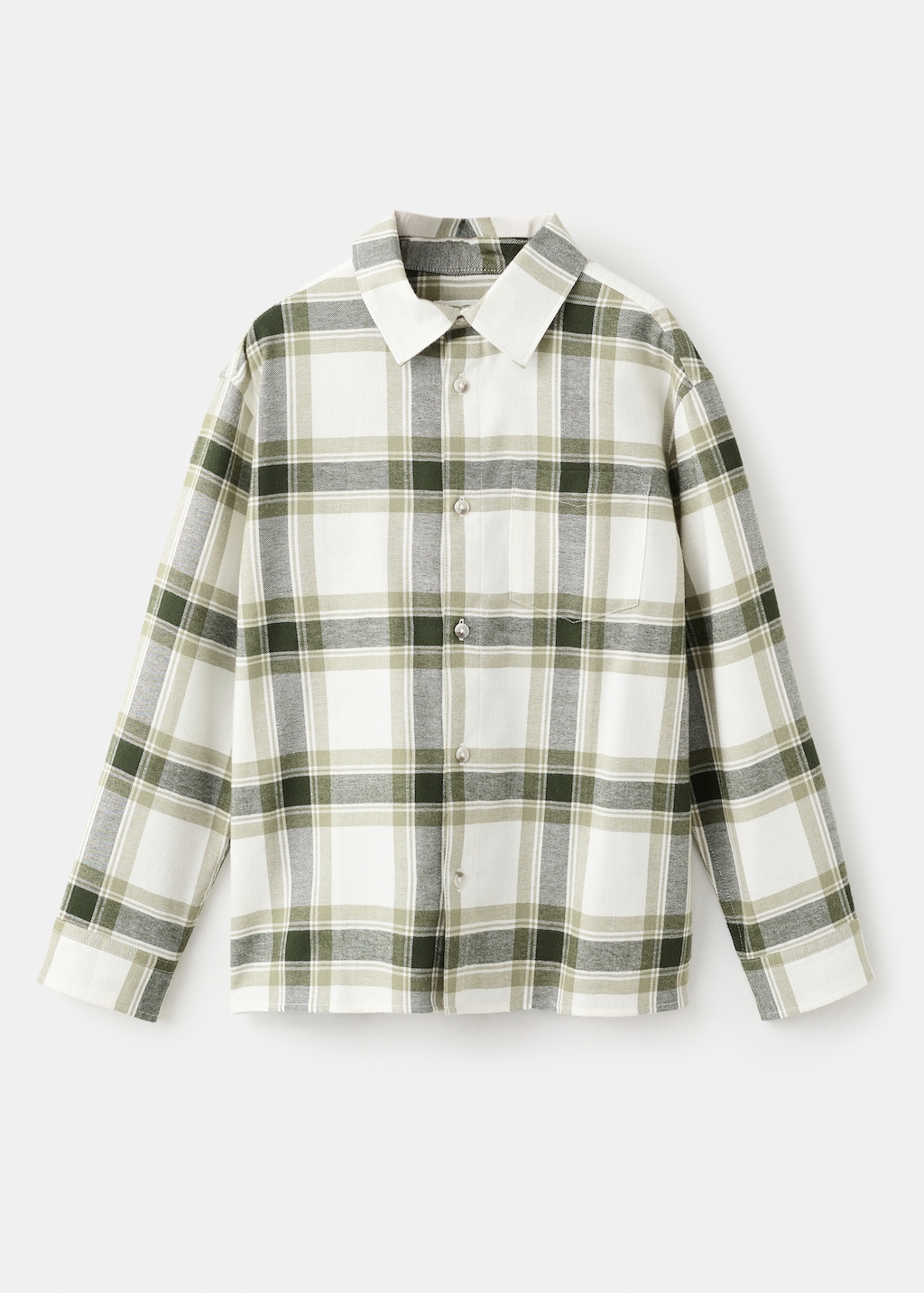 Cotton checked shirt
