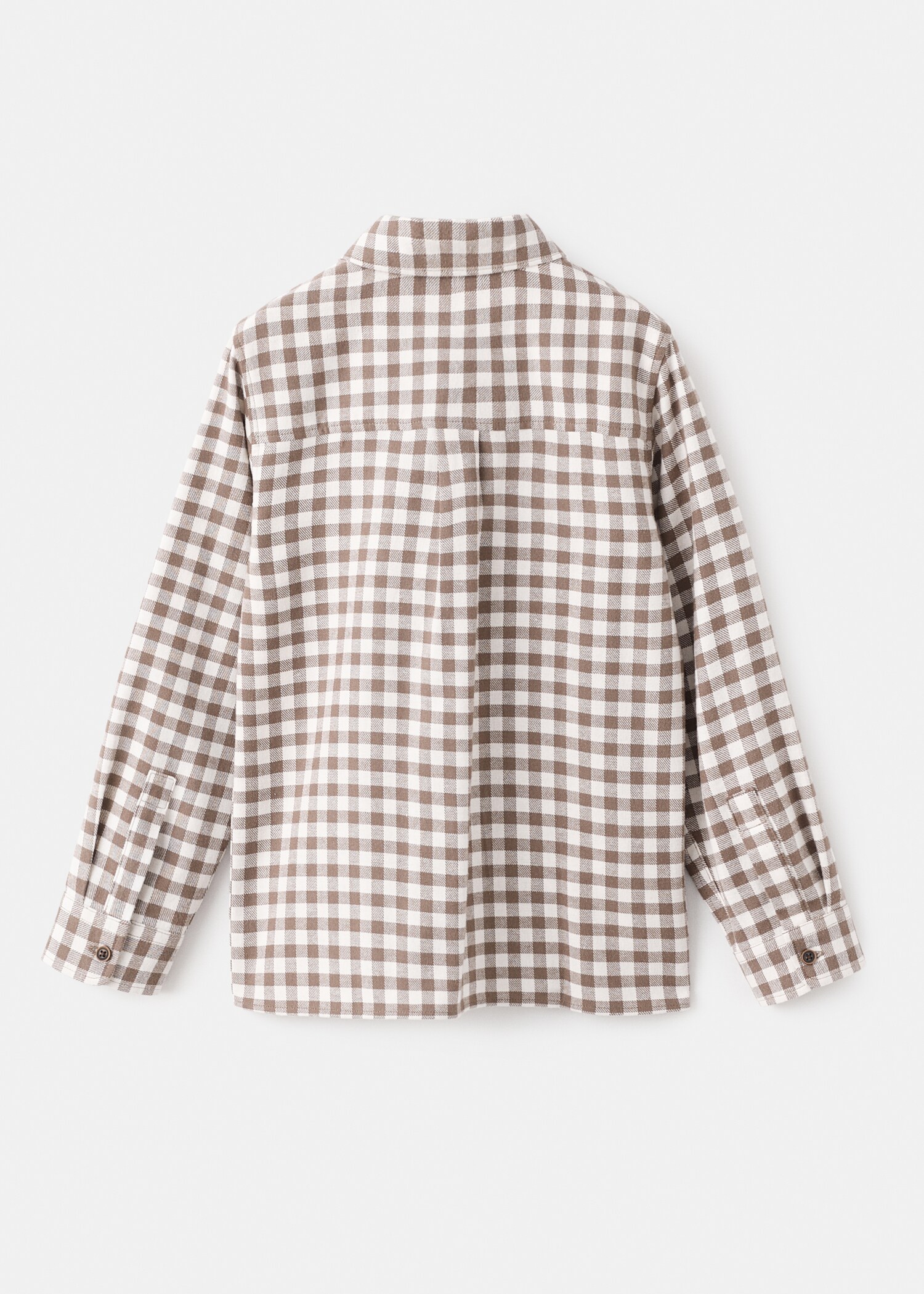 Chemise imprimé carreaux - Verso de l’article