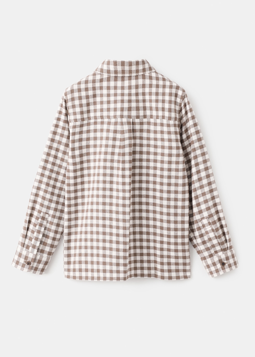 Checked print shirt