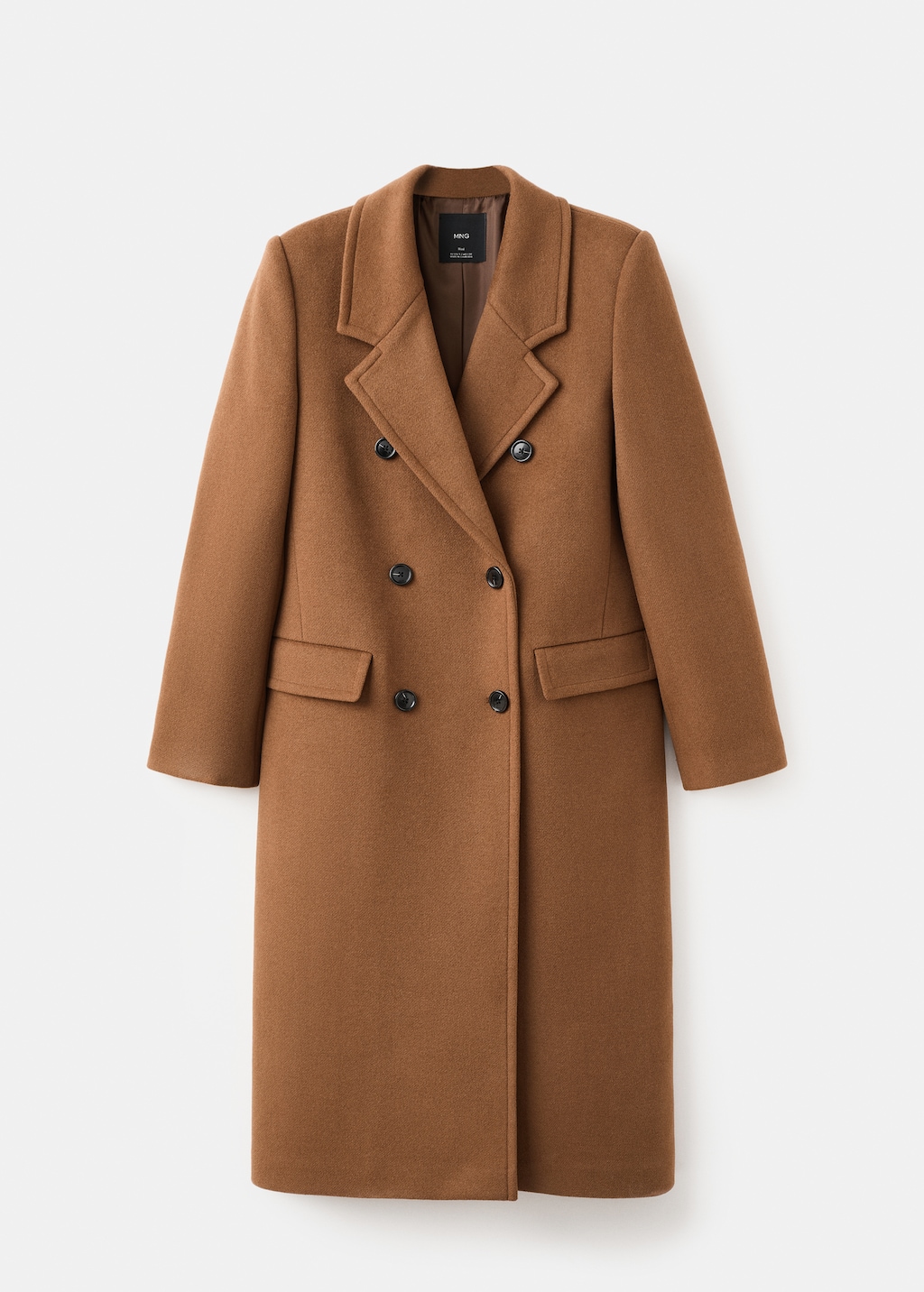 Double-breasted Wool coat ¥48,400 Double-breasted wool coat - Women | MANGO South Africa