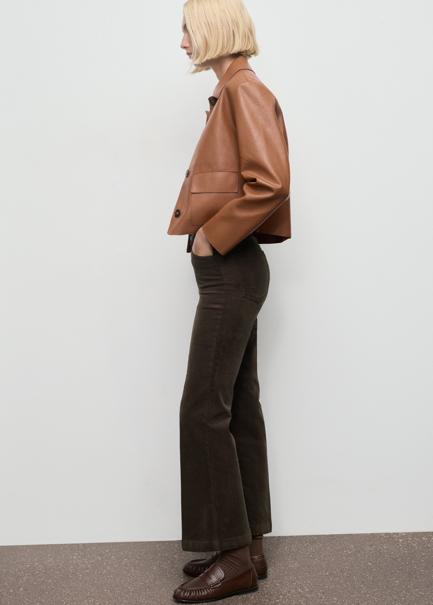 Flared-Jeans aus Cord - Detail des Artikels 2