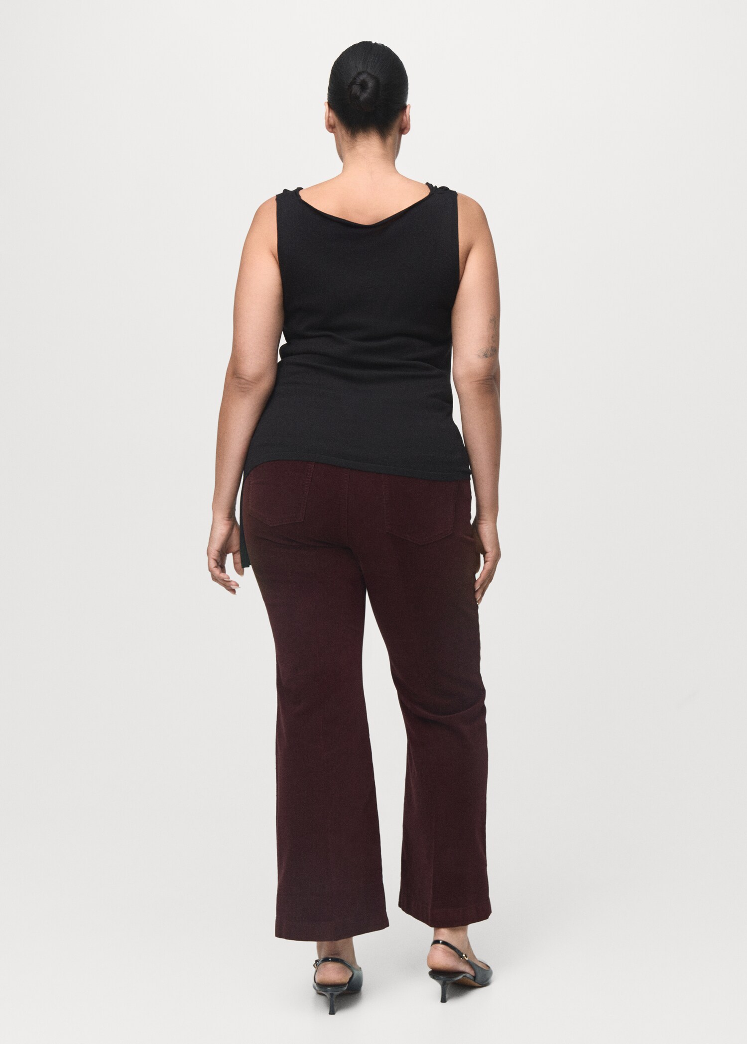 Flared-Jeans aus Cord - Detail des Artikels 4