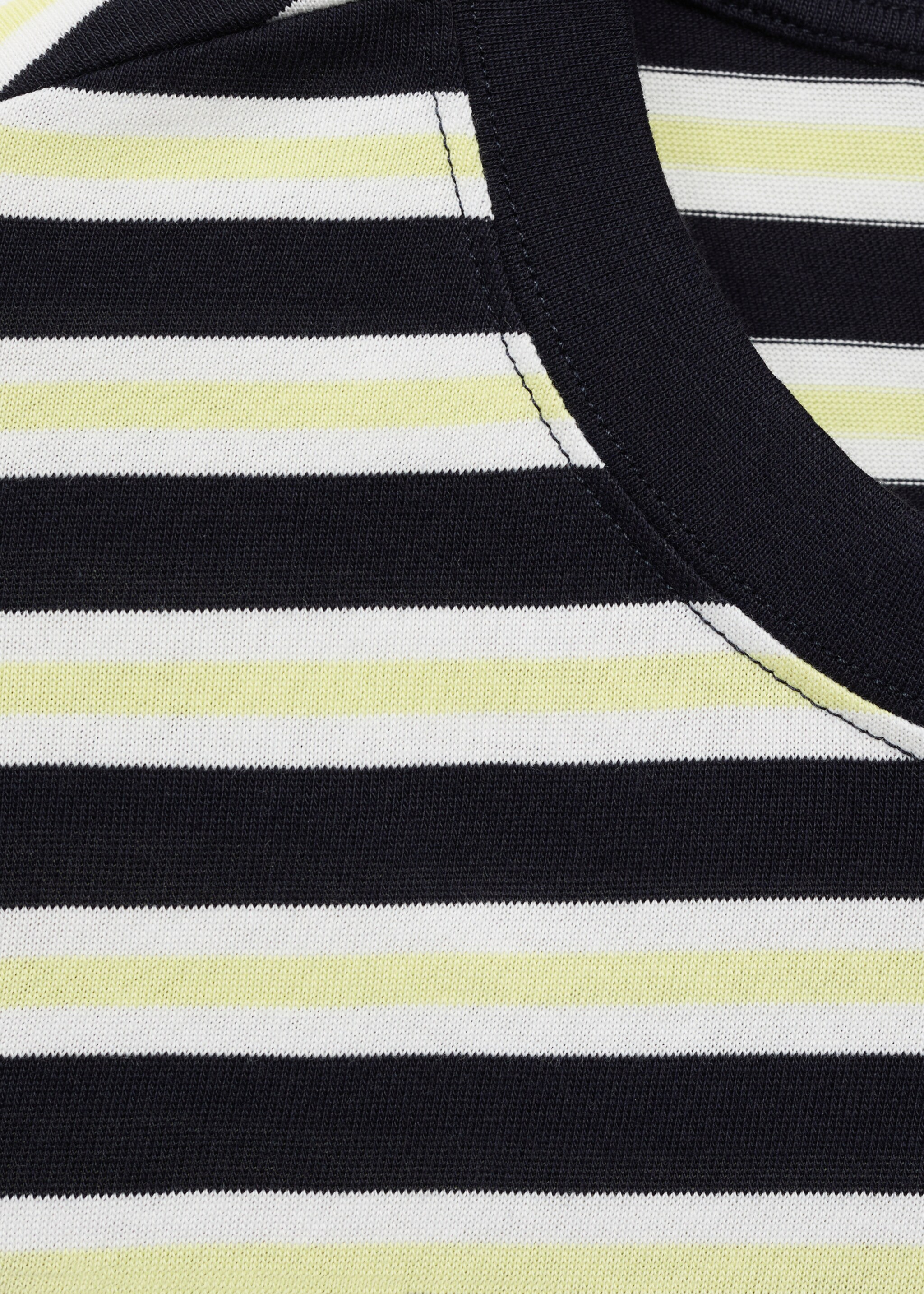 100% cotton regular-fit striped t-shirt - Details of the article 0, Navy. Ref: 17037773-00.