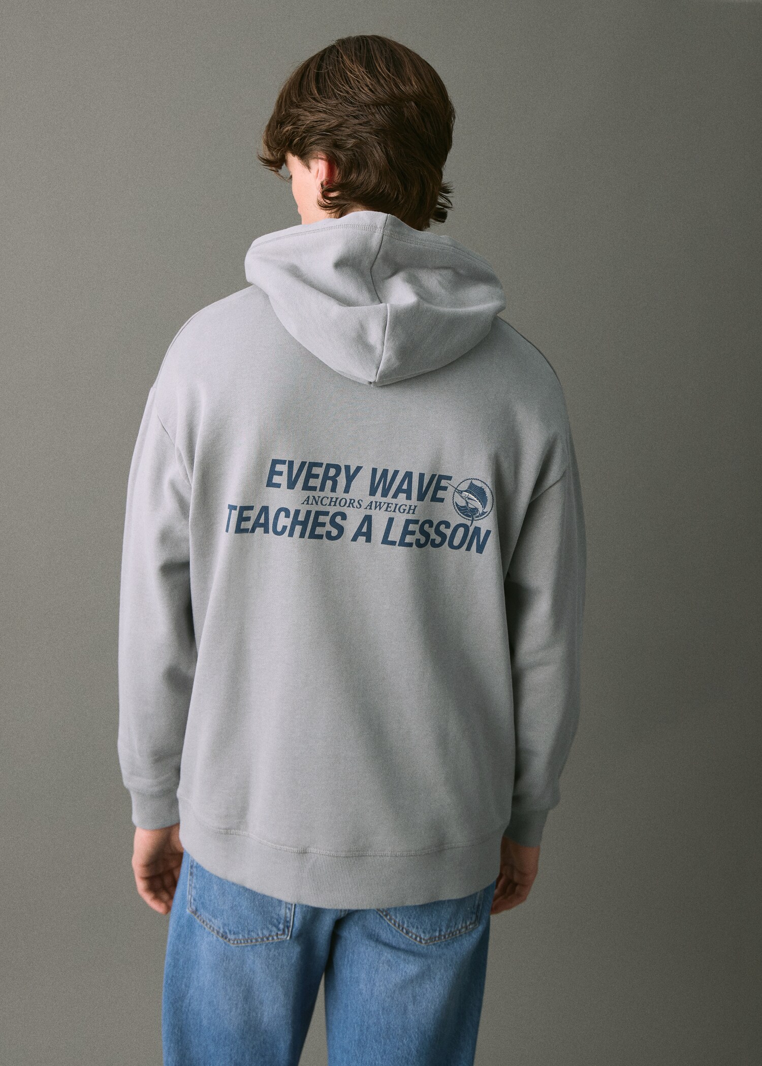 Printed hoodie - Reverse of the article