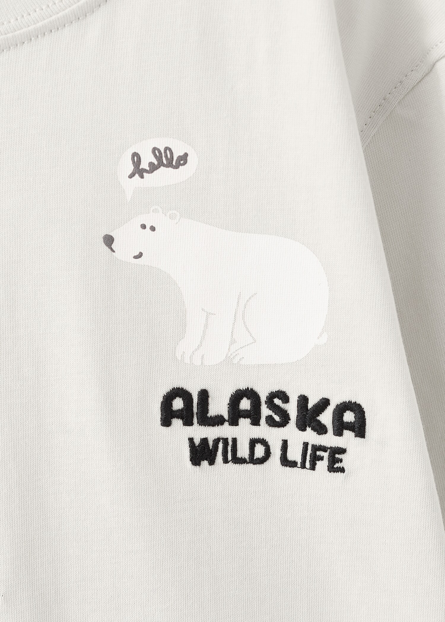Embroidered printed T-shirt - Details of the article 8