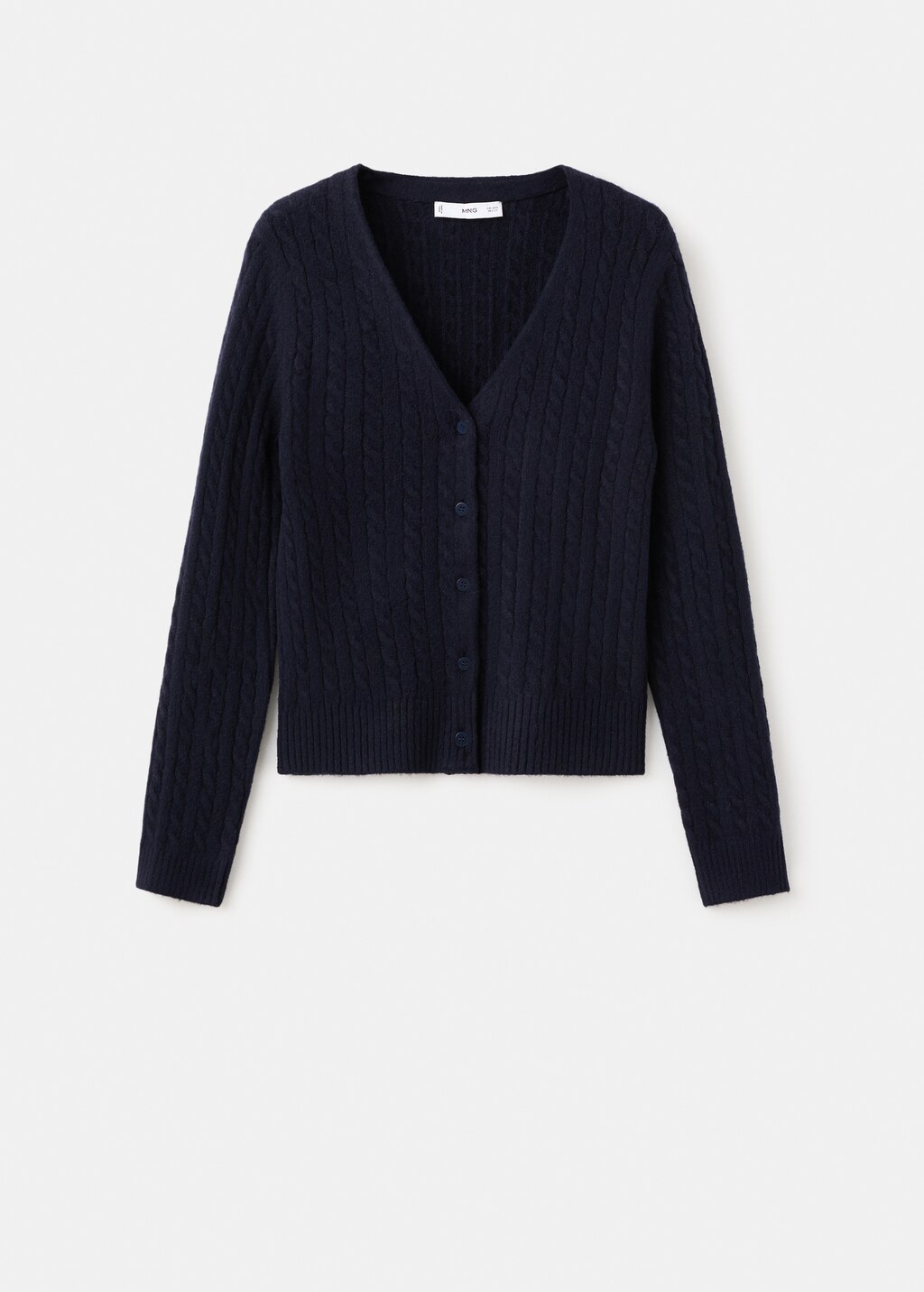 Mango Knitted braided cardigan