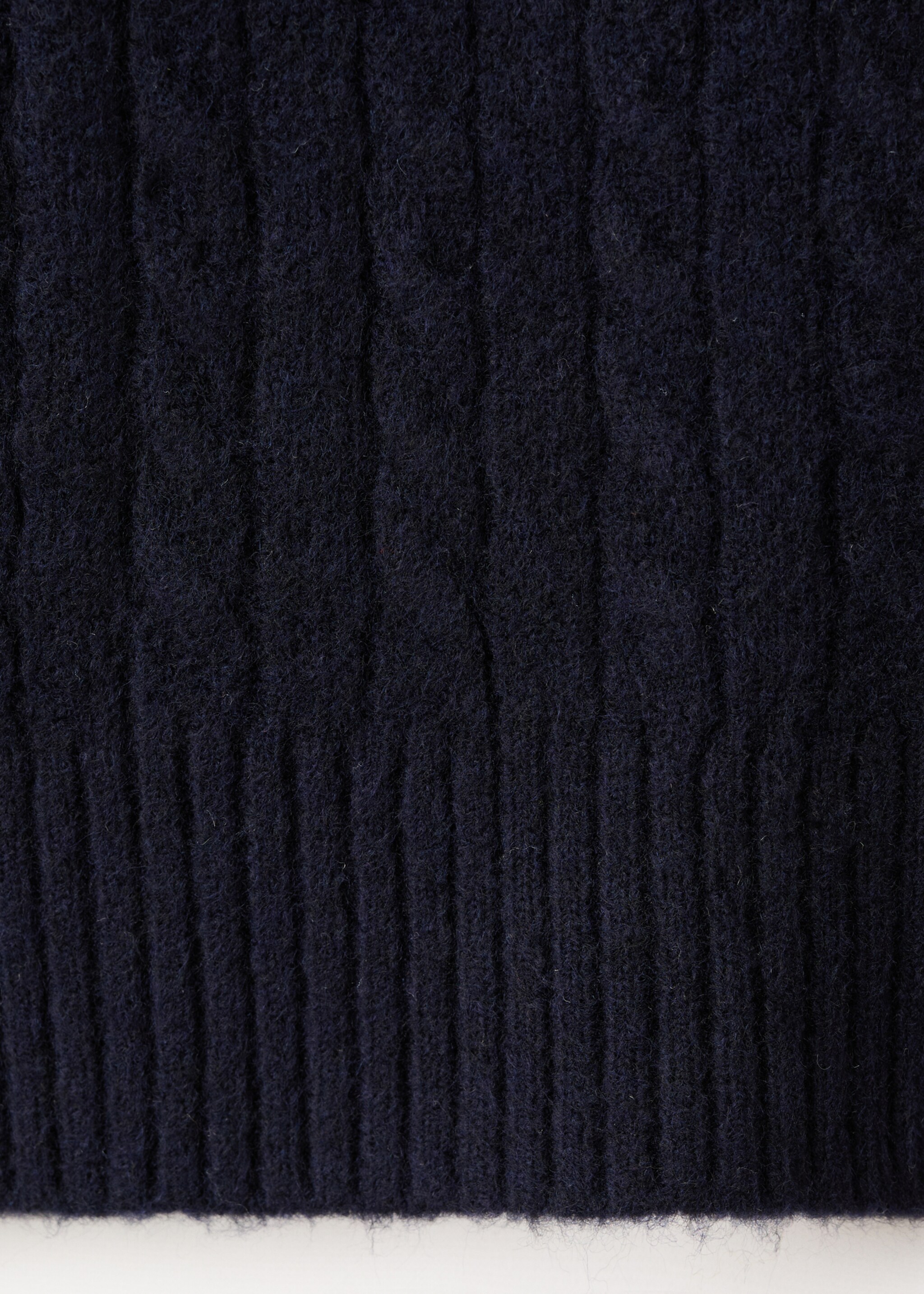Knitted braided cardigan - Details of the article 0, Dark Navy. Ref: 17037782-00.