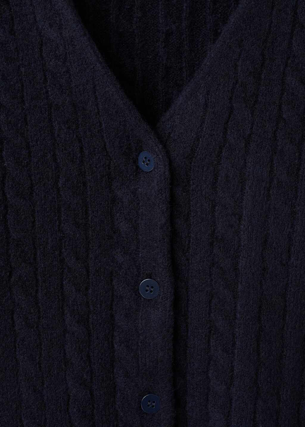 Mango Knitted braided cardigan