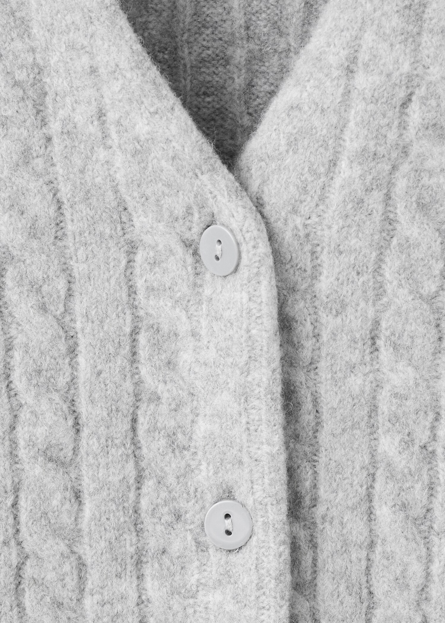 Knitted braided cardigan - Details of the article 8