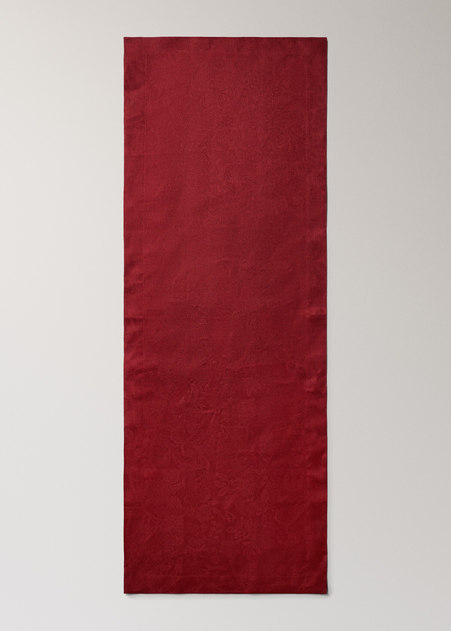 Jacquard linen floral table runner - Details of the article 2