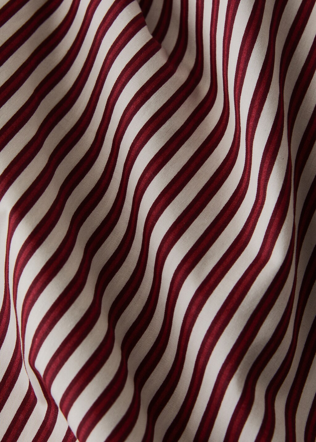 200-thread count percale cotton reversible striped duvet cover for 135/140cm bed