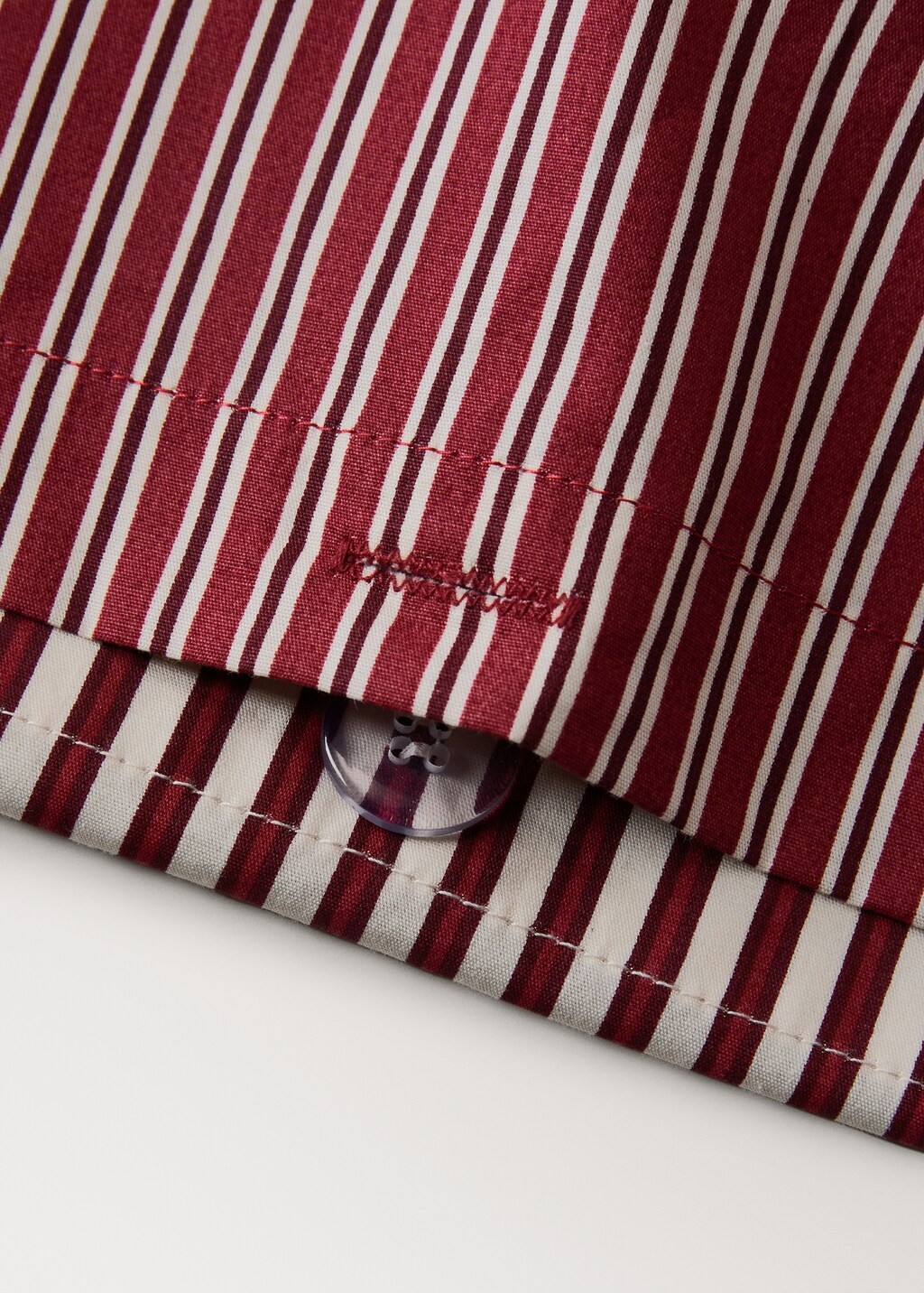 200-thread count percale cotton reversible striped duvet cover for 150/160cm bed