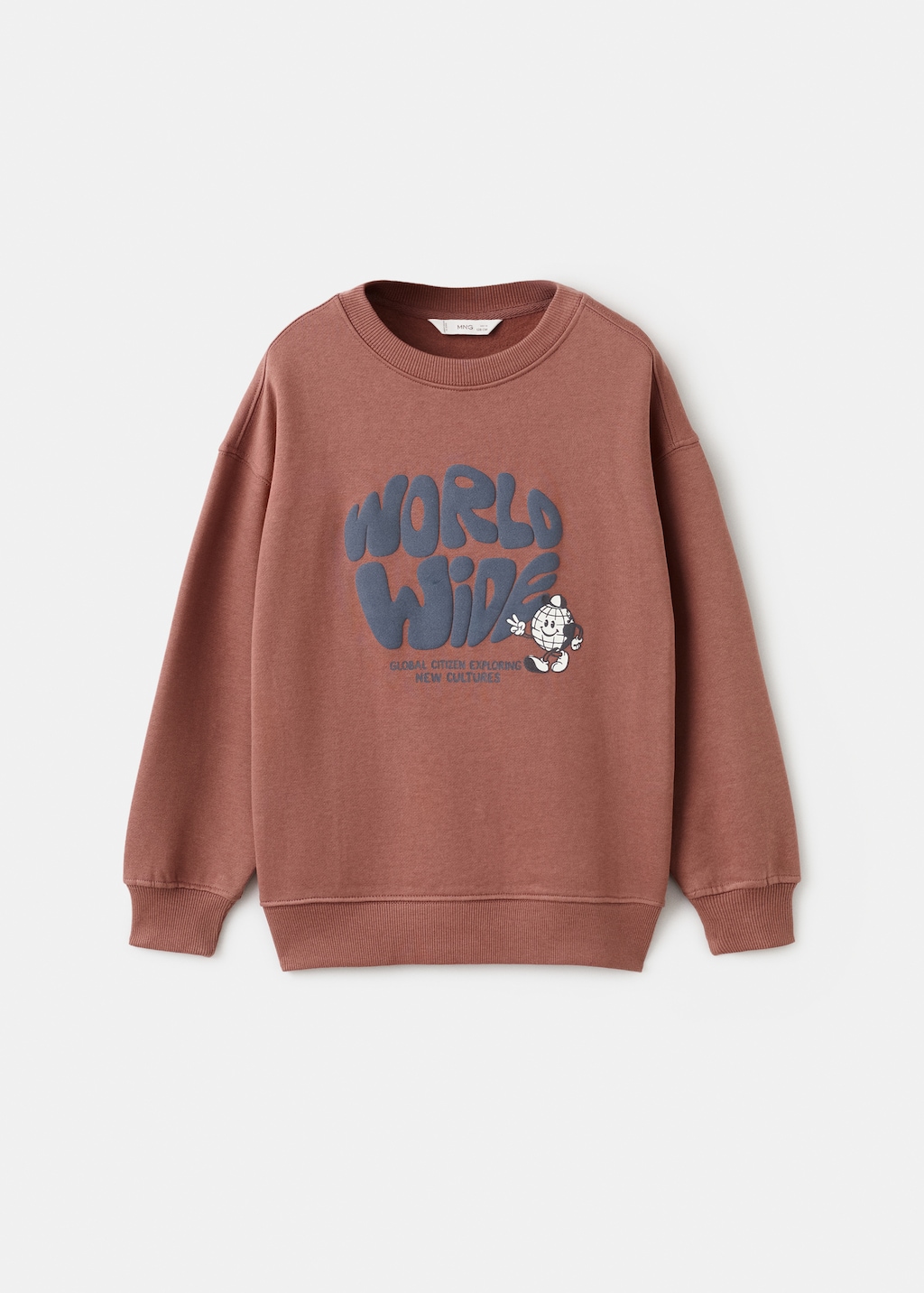 Printed cotton sweatshirt