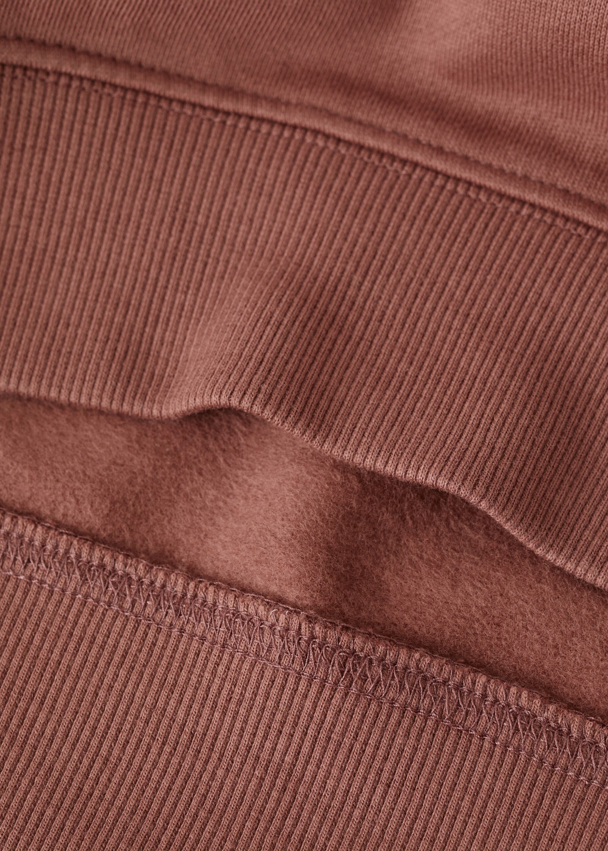 Printed cotton sweatshirt - Details of the article 8, Burnt Orange. Ref: 17037790-00.