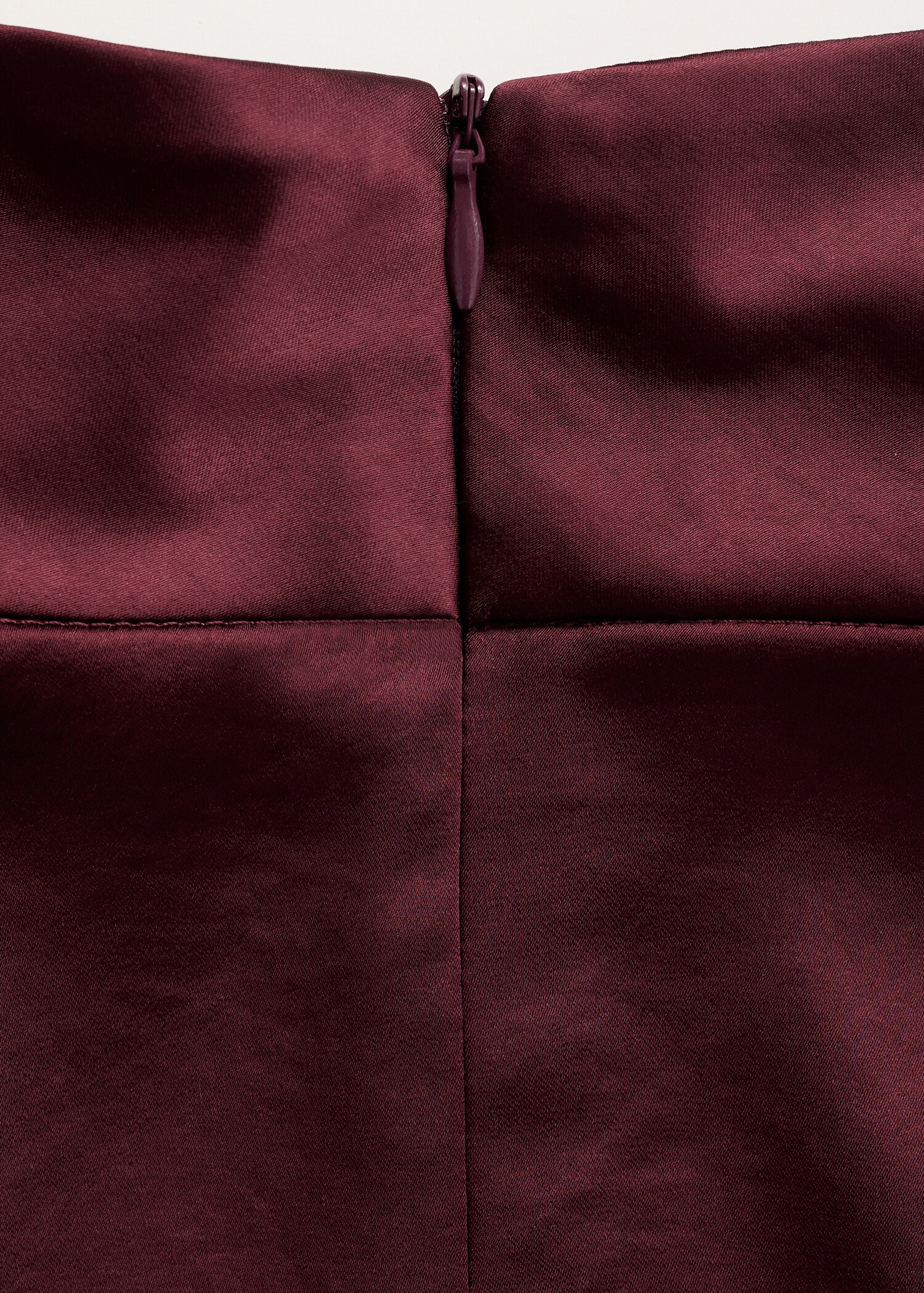 High collar satin blouse - Details of the article 0
