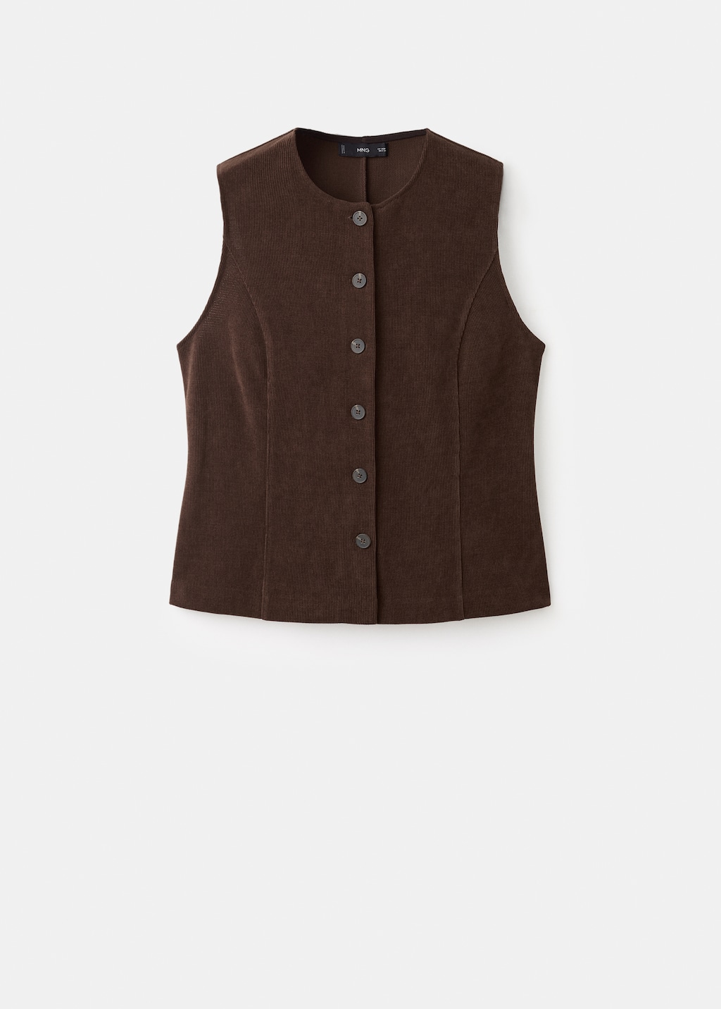 Corduroy suit vest