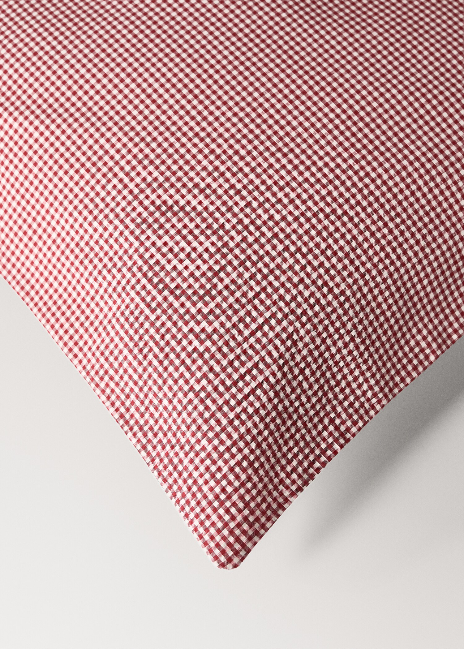 Children’s cotton yarn-dyed gingham check duvet cover for 90 cm bed - Details of the article 3