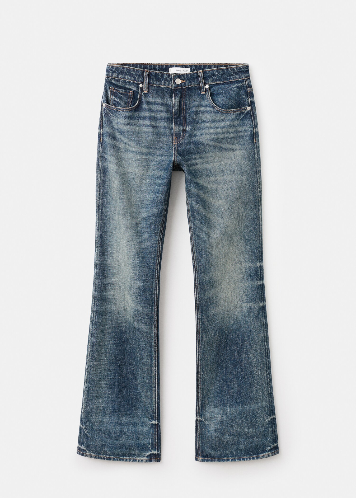Jean flare taille mi-haute - Article sans modèle