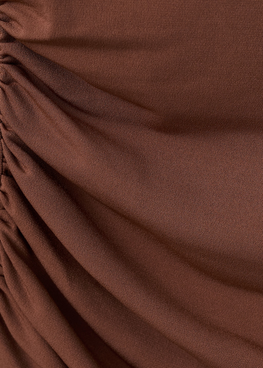 Draped fitted t-shirt