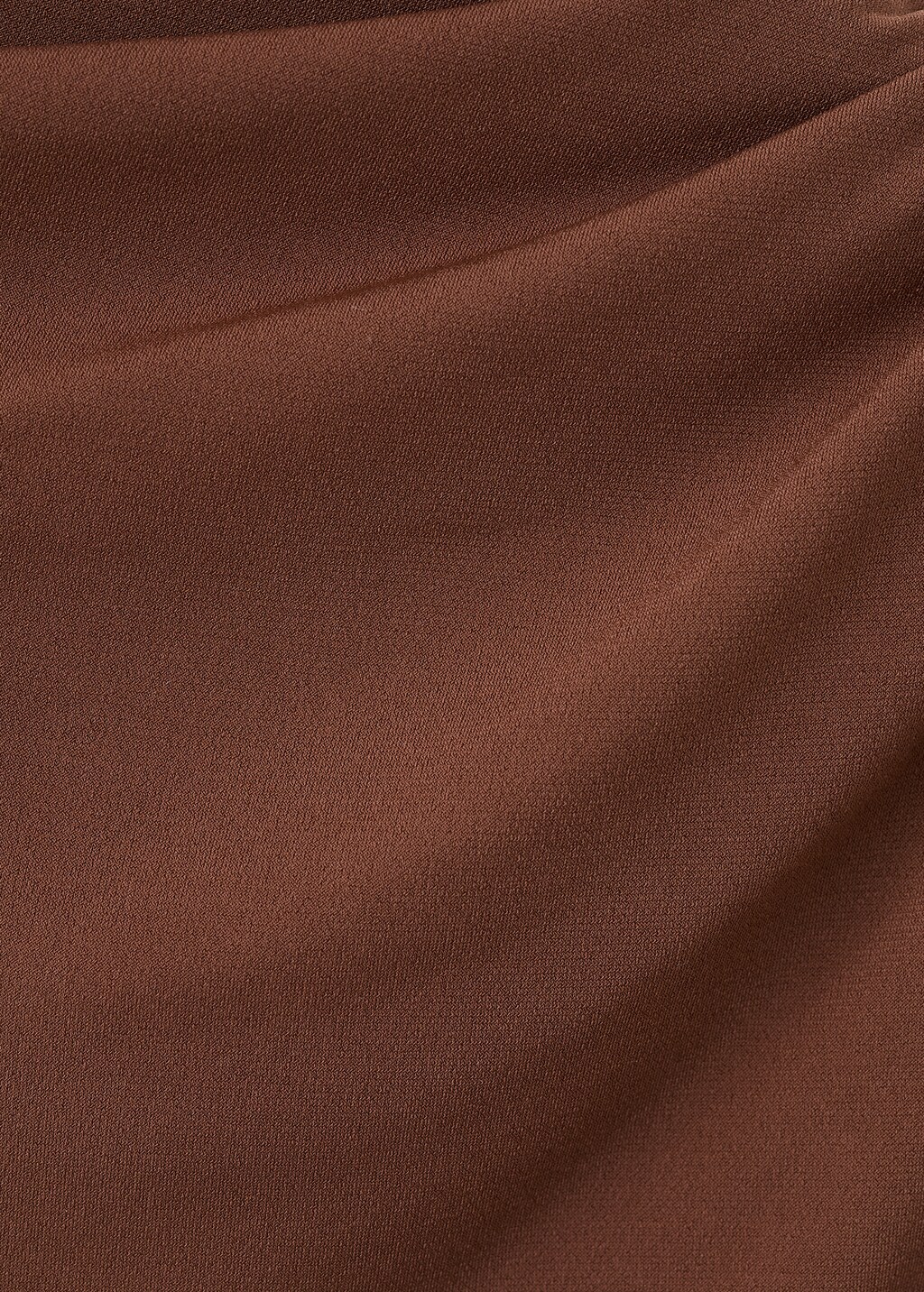 Draped fitted t-shirt