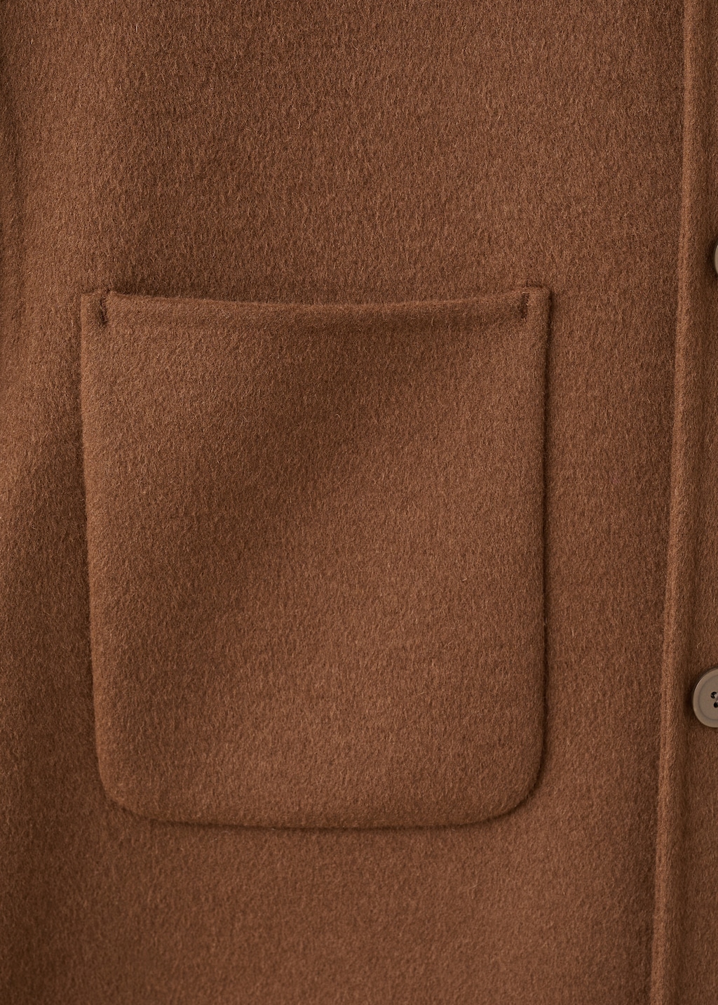 Handmade wool jacket with zip