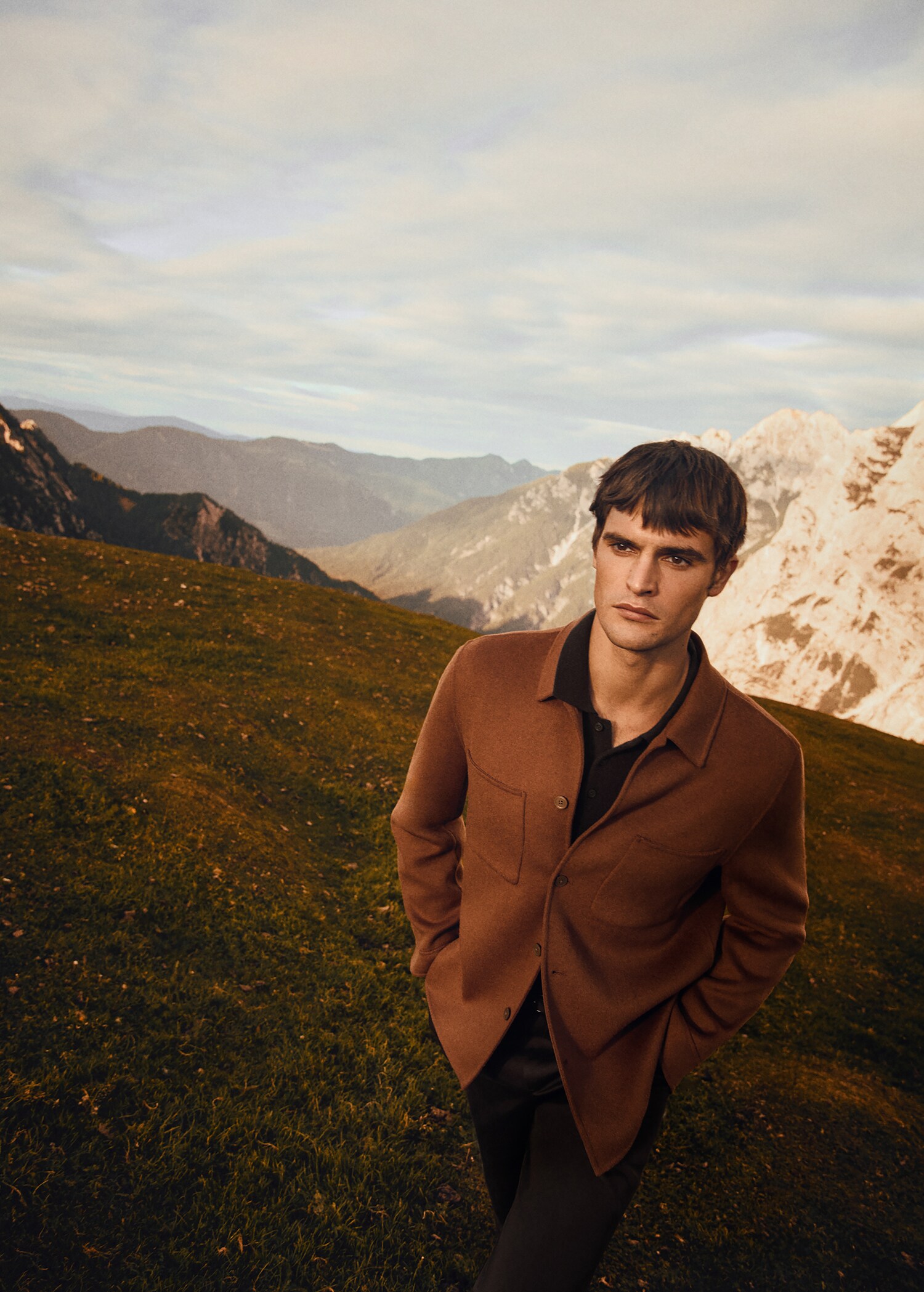 Handmade wool jacket with zip - Details of the article 3