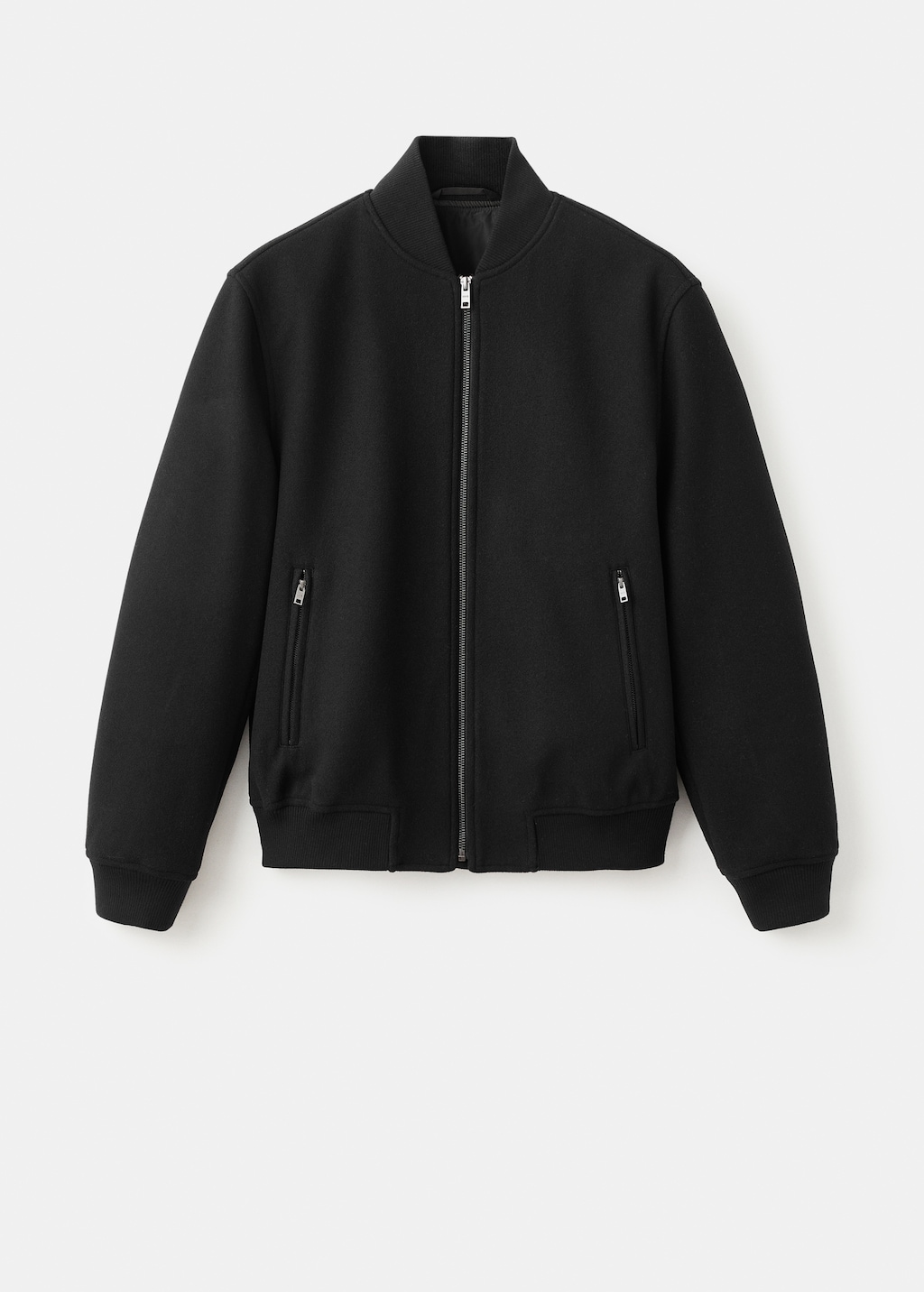 Bomber jacket with zip