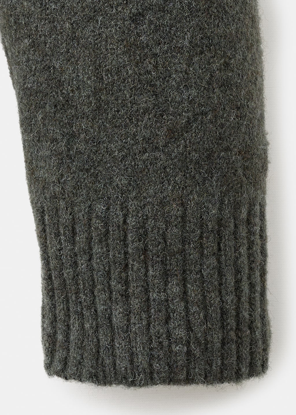 Knitted wool blend polo sweater