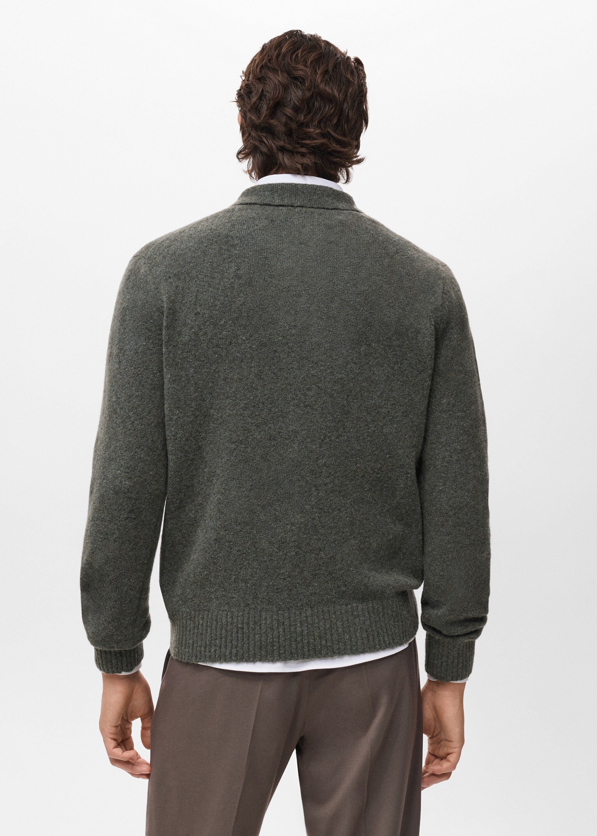 Polo yaka ti̇şört .-- oreo - Ürünün arkası, Koyu Yeşil. Ref: 17037897-00.