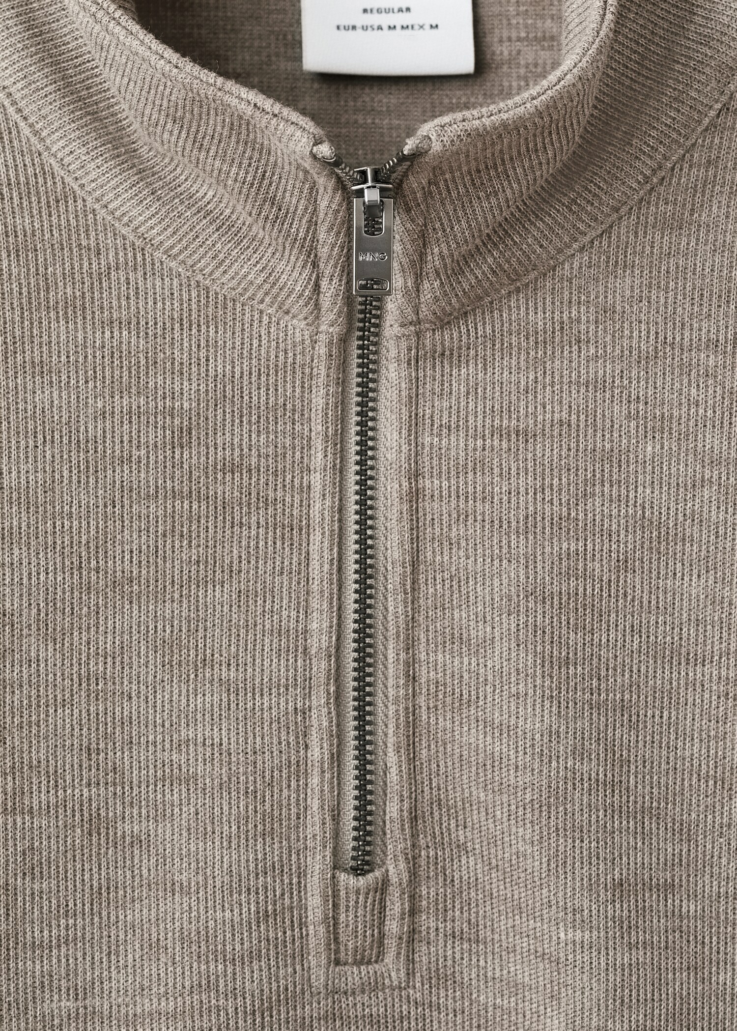 Sweat zip coupe normale - Détail de l'article 8