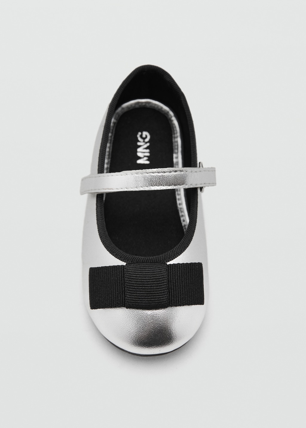 Metallic ballerina bow