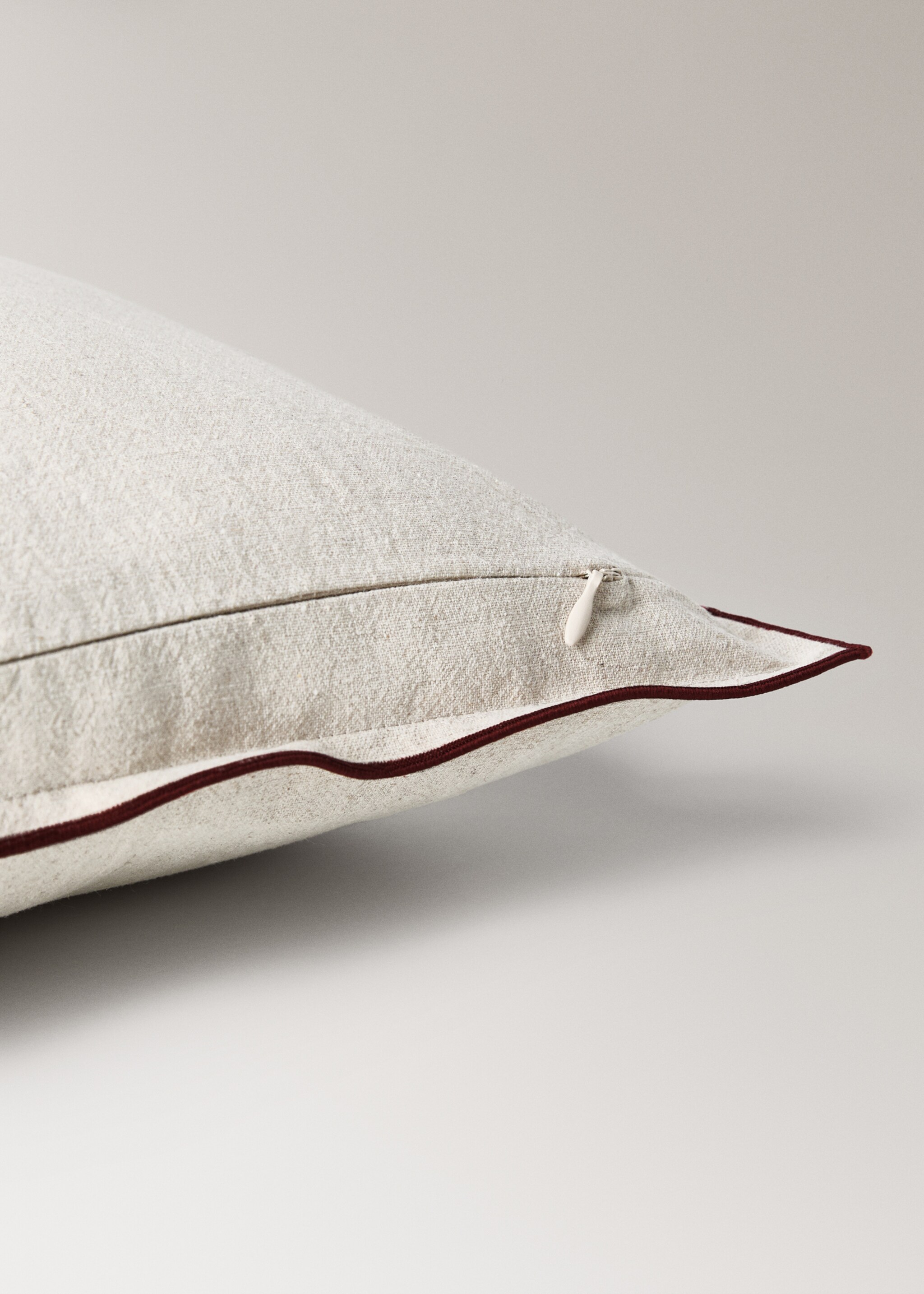 Çocuk için overlok detaylı yastık kılıfı 30x40 cm - Ürün detayı 4, Kum Beji. Ref: 17037905-00.