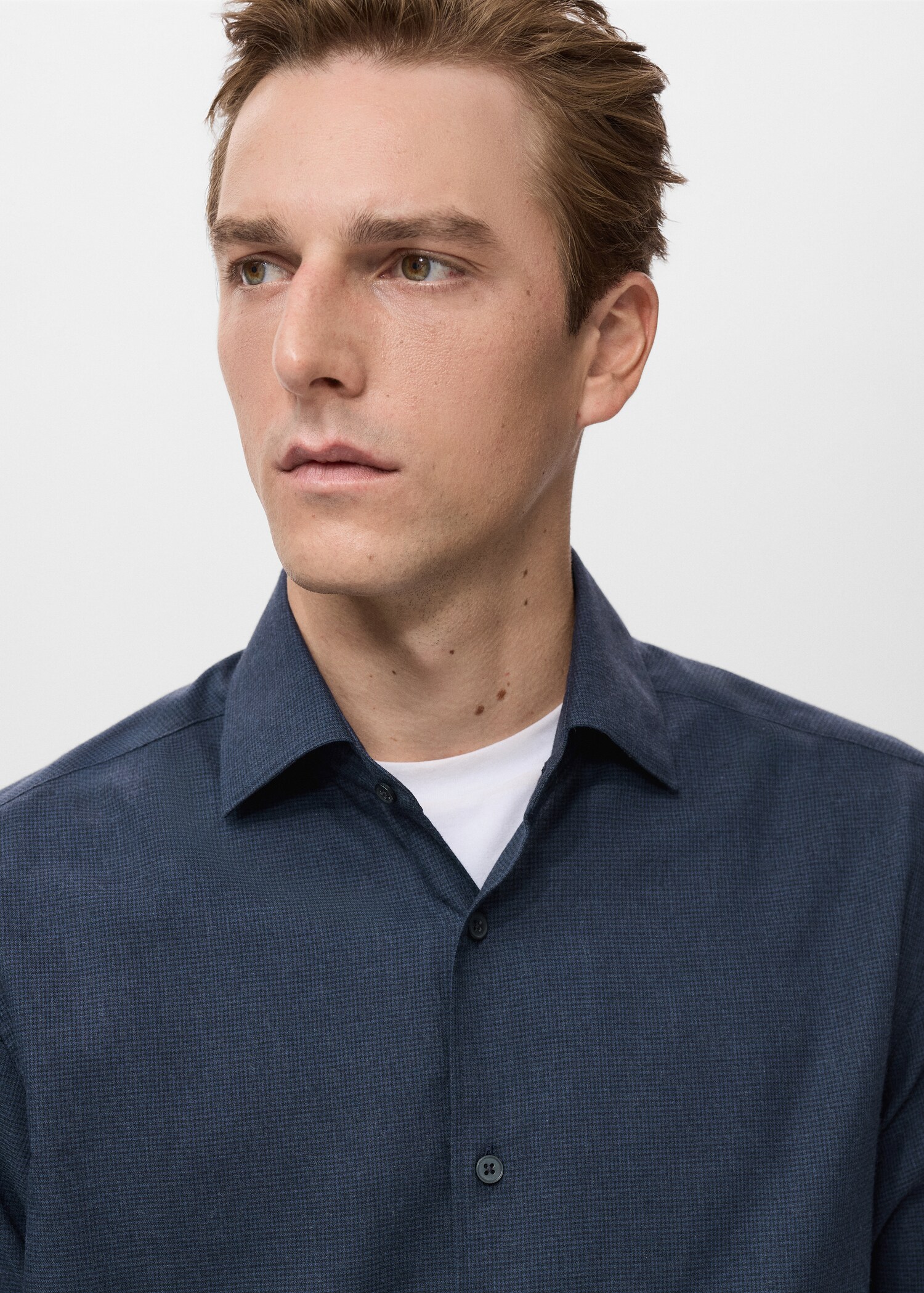 Regular-fit cotton shirt - Details of the article 1
