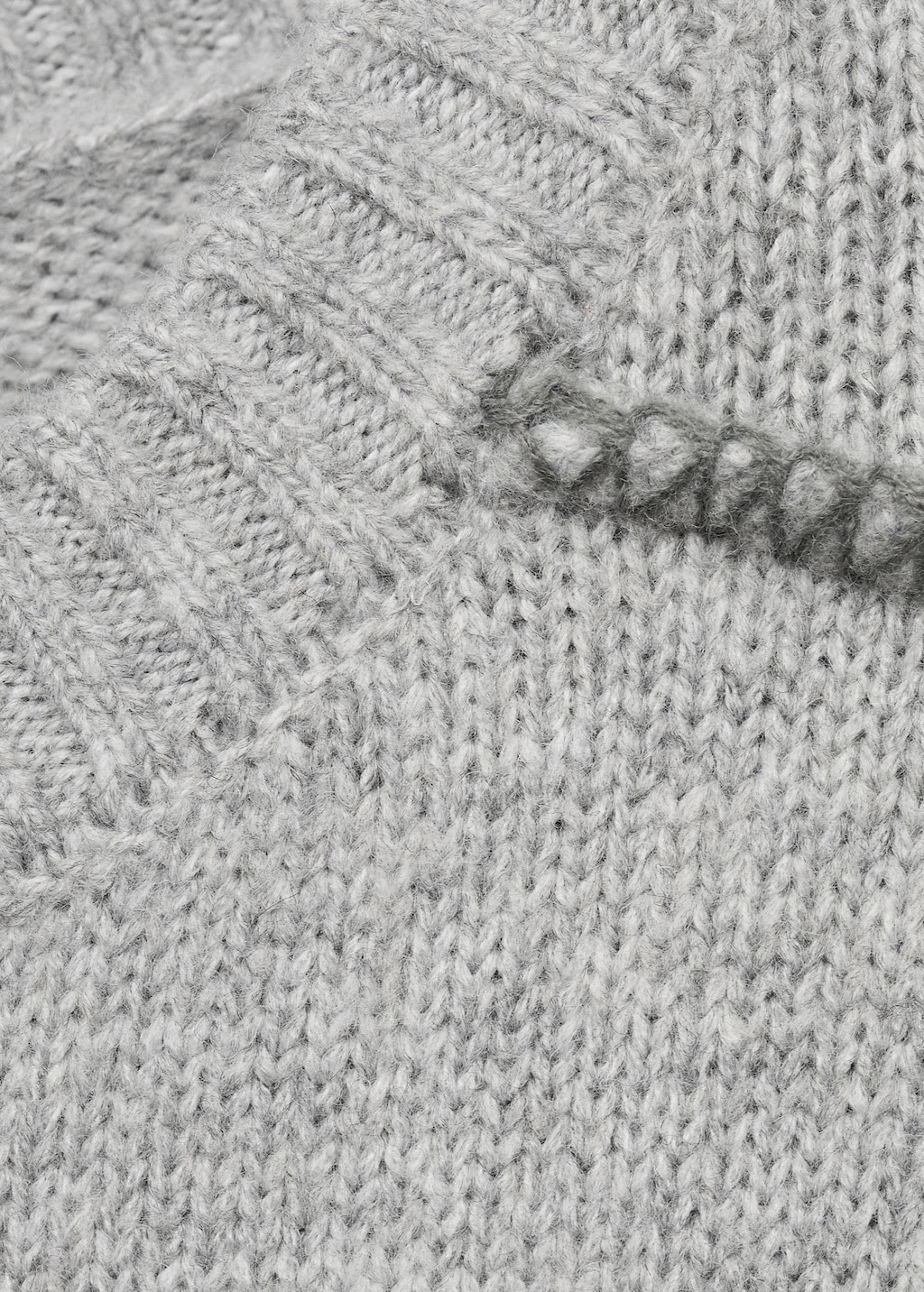 Sweater with seam detail