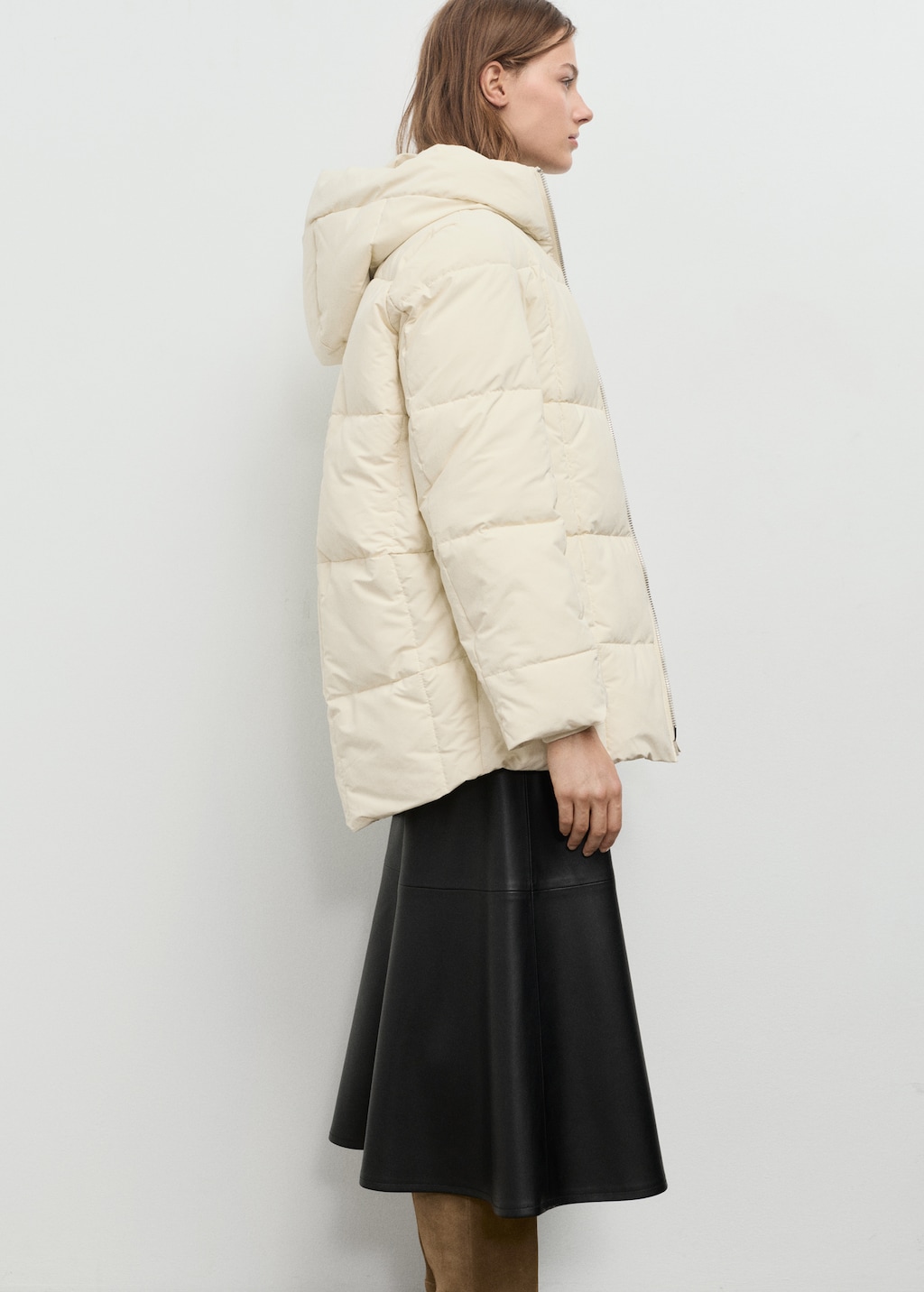 Mango Hood puffer coat