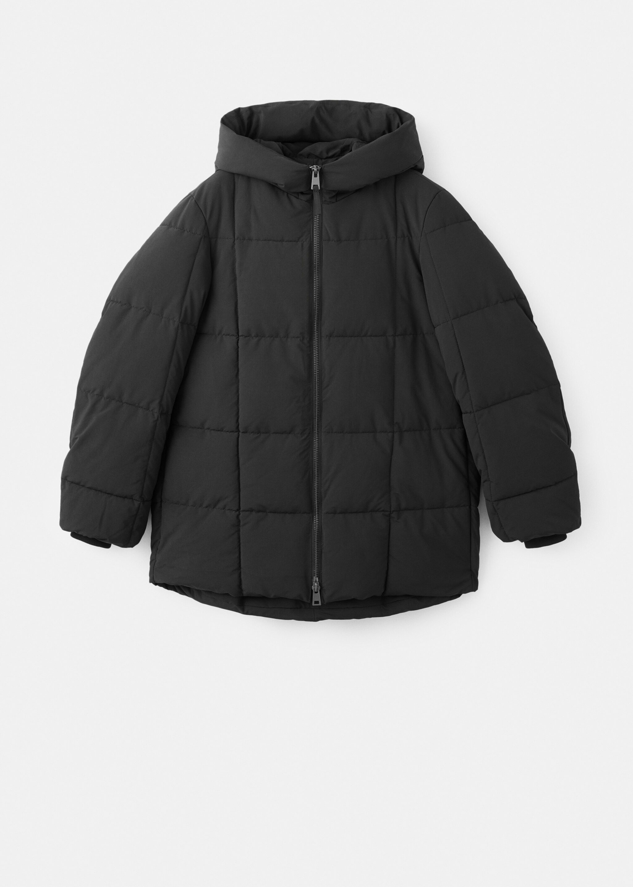 Anorak acolchado capucha - Artículo sin modelo, Negro. Ref: 17038267-00.