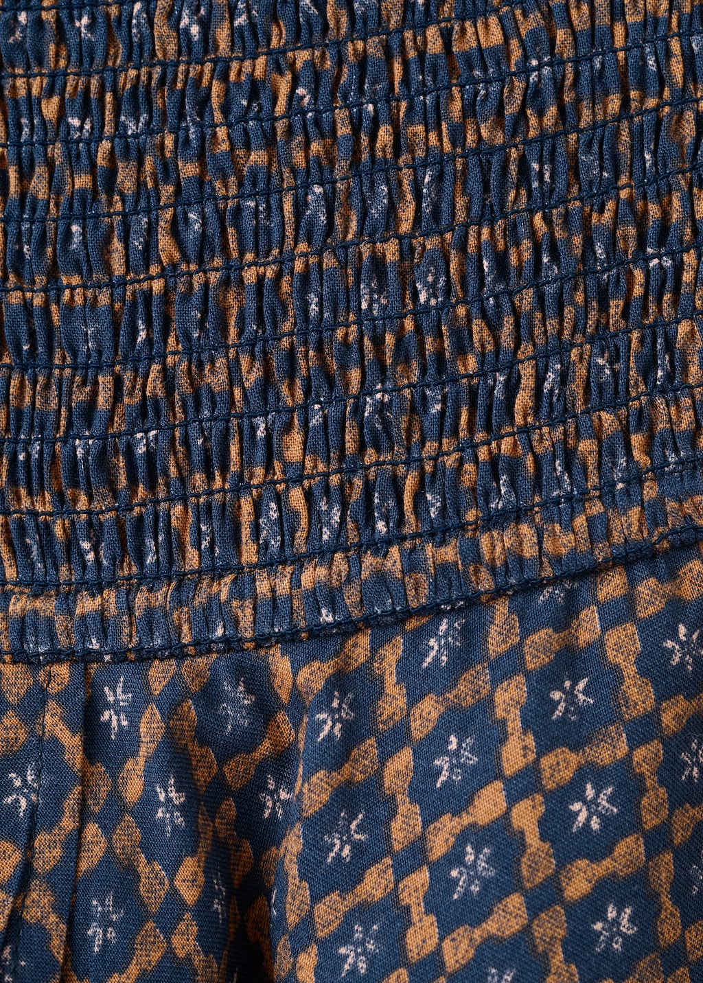 Printed ruffle skirt