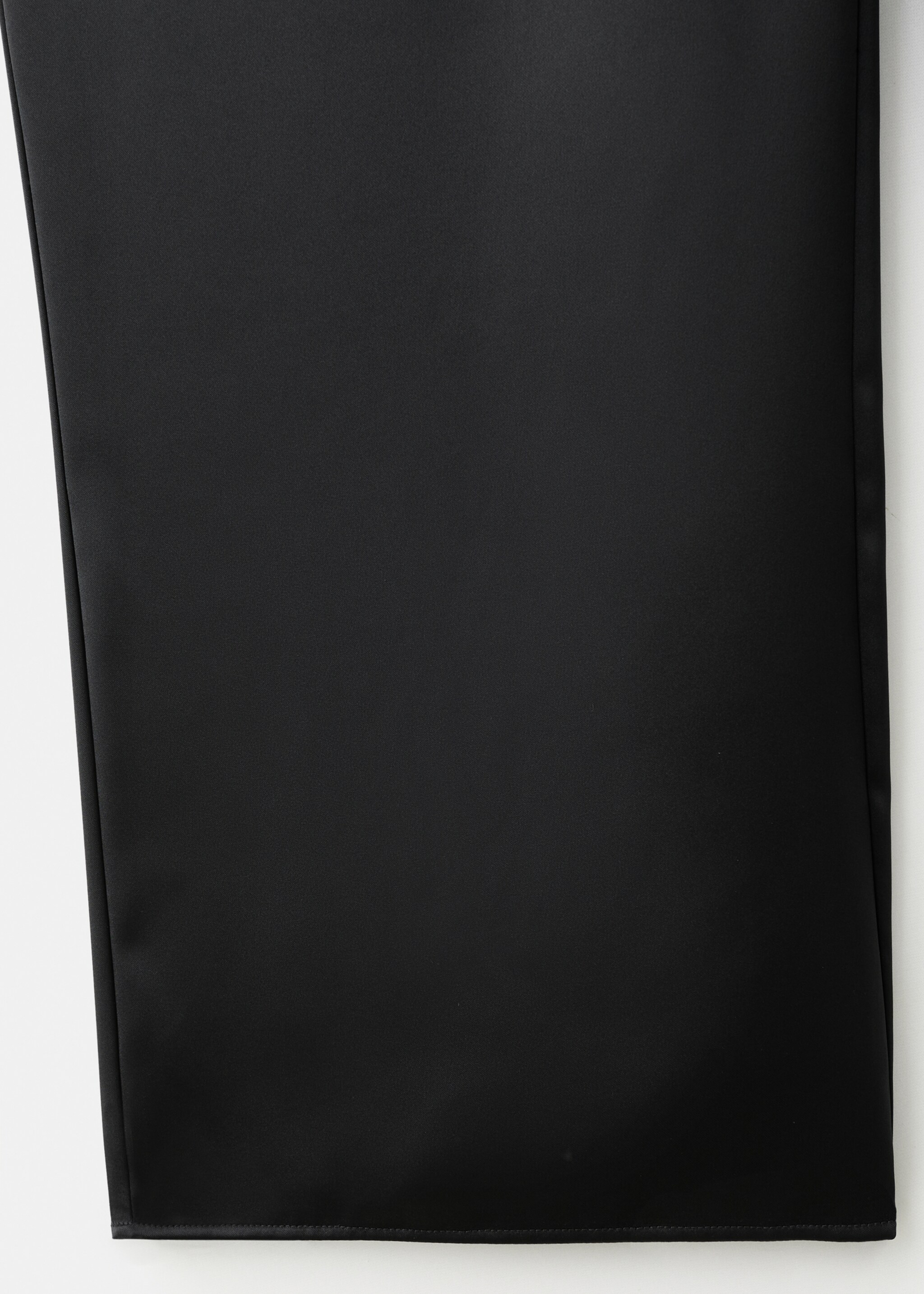 Wide leg fluid trousers - Details of the article 0, Black. Ref: 17038275-00.