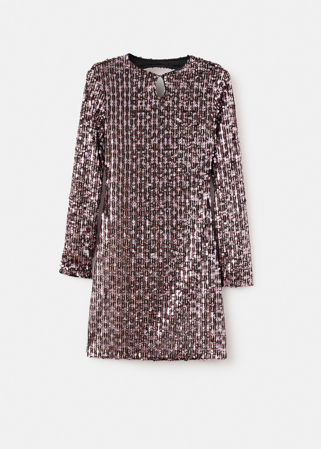 Short dress with sequins