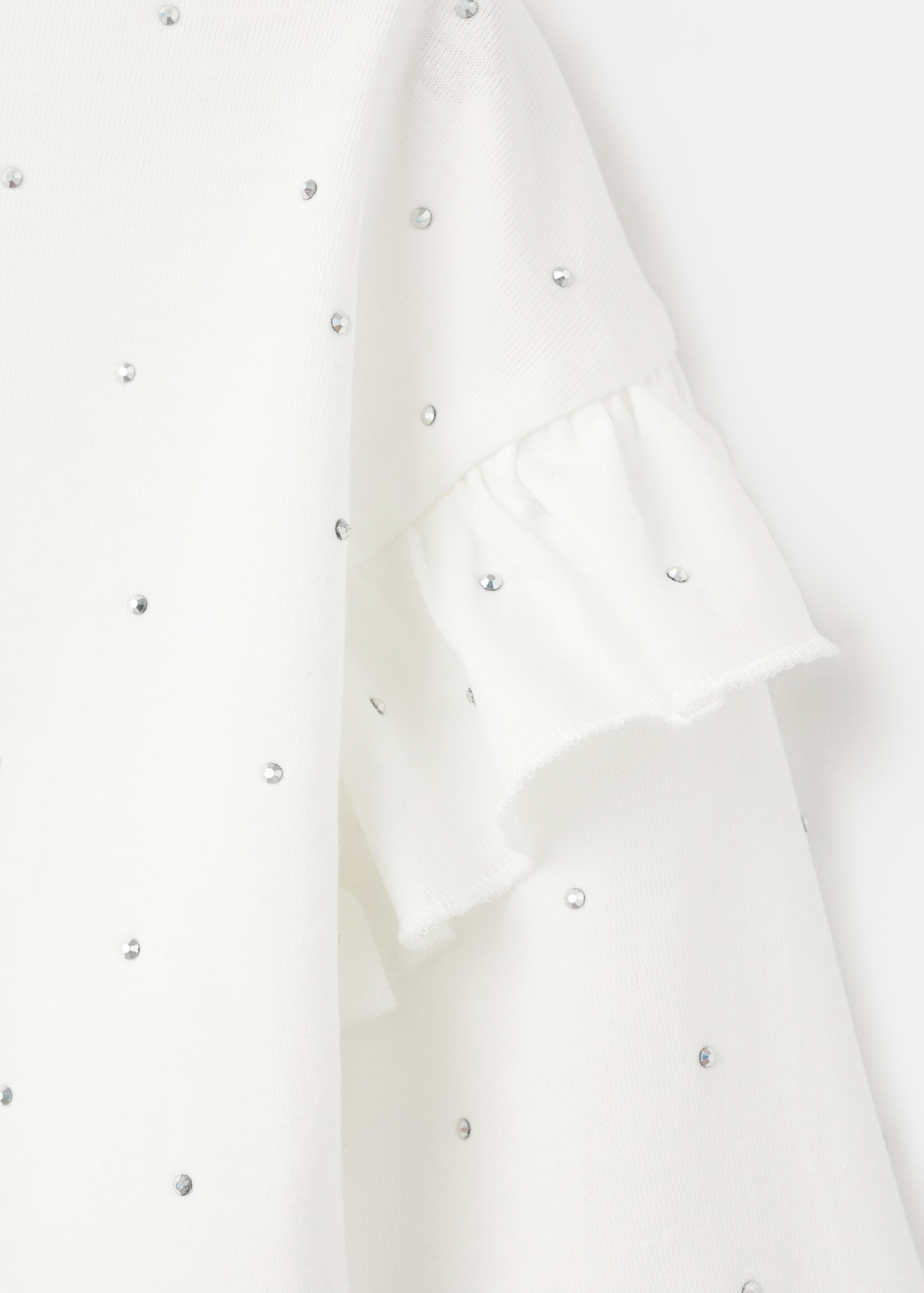 Rhinestone T-shirt - Details of the article 8, Off White. Ref: 17039095-00.