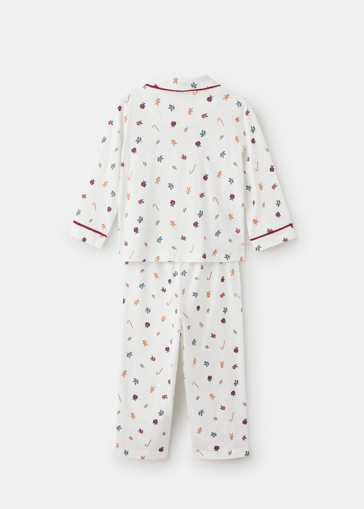Printed long pyjamas - Reverse of the article