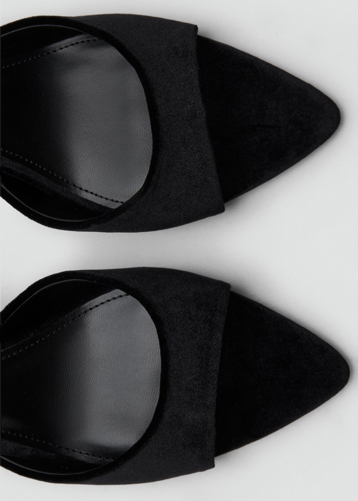 Velvet heel sandals - Details of the article 1