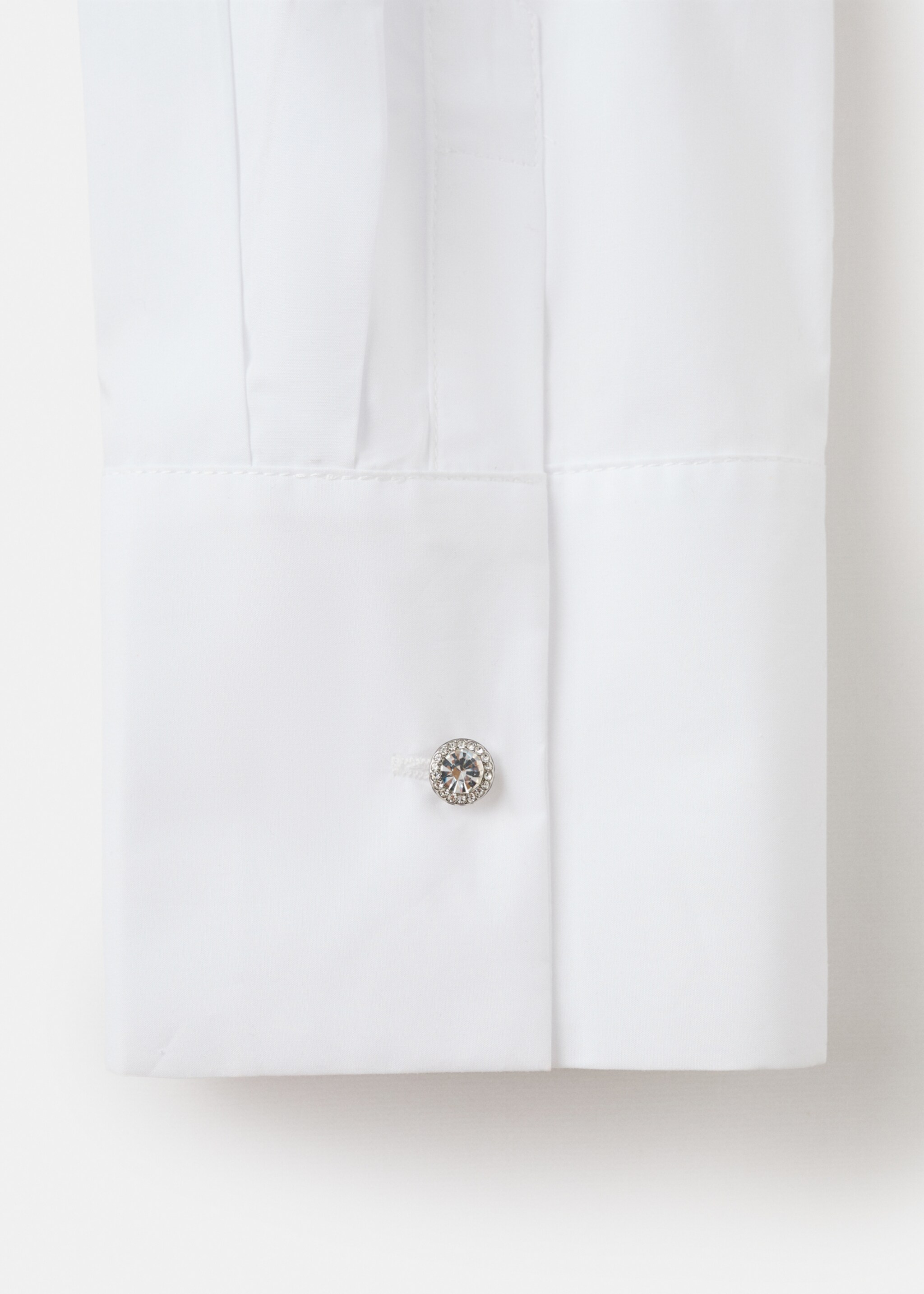 Chemise détail cristaux - Détail de l'article 0, Blanc cassé. Ref: 17039106-00.