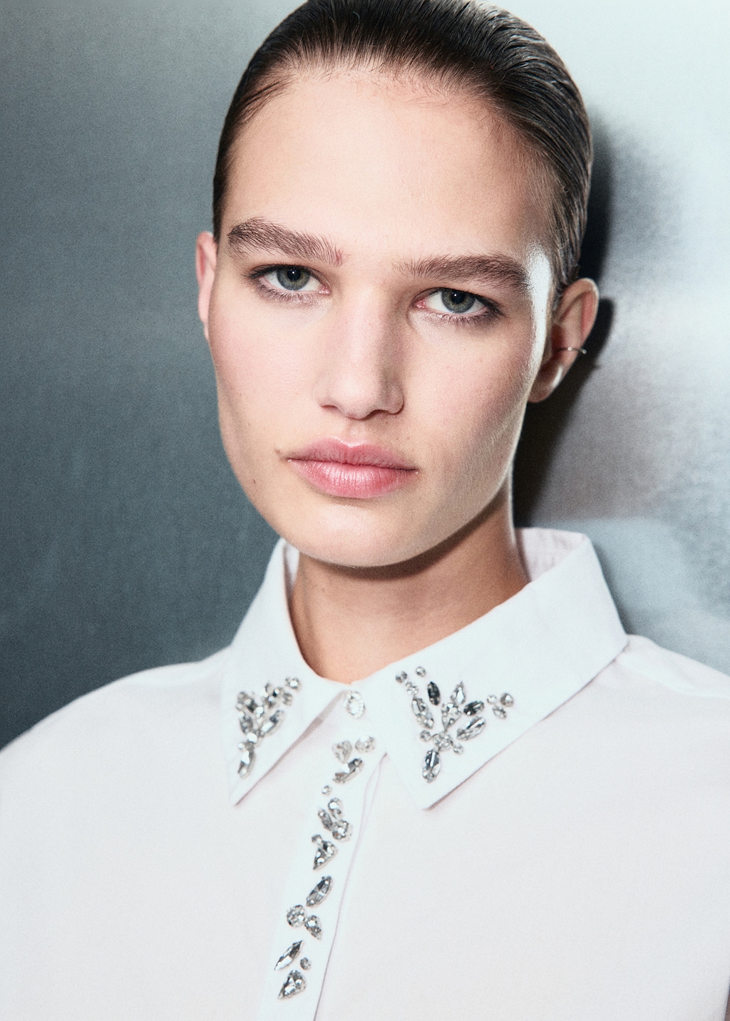 Crystal detail shirt