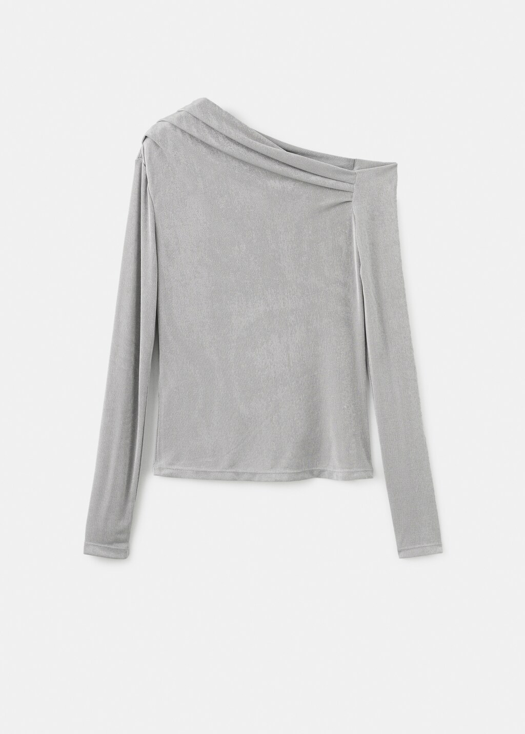 Mango Asymmetrical long-sleeved t-shirt