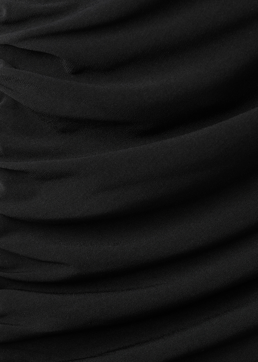 Mango Fine-knit dress with frill embellishments